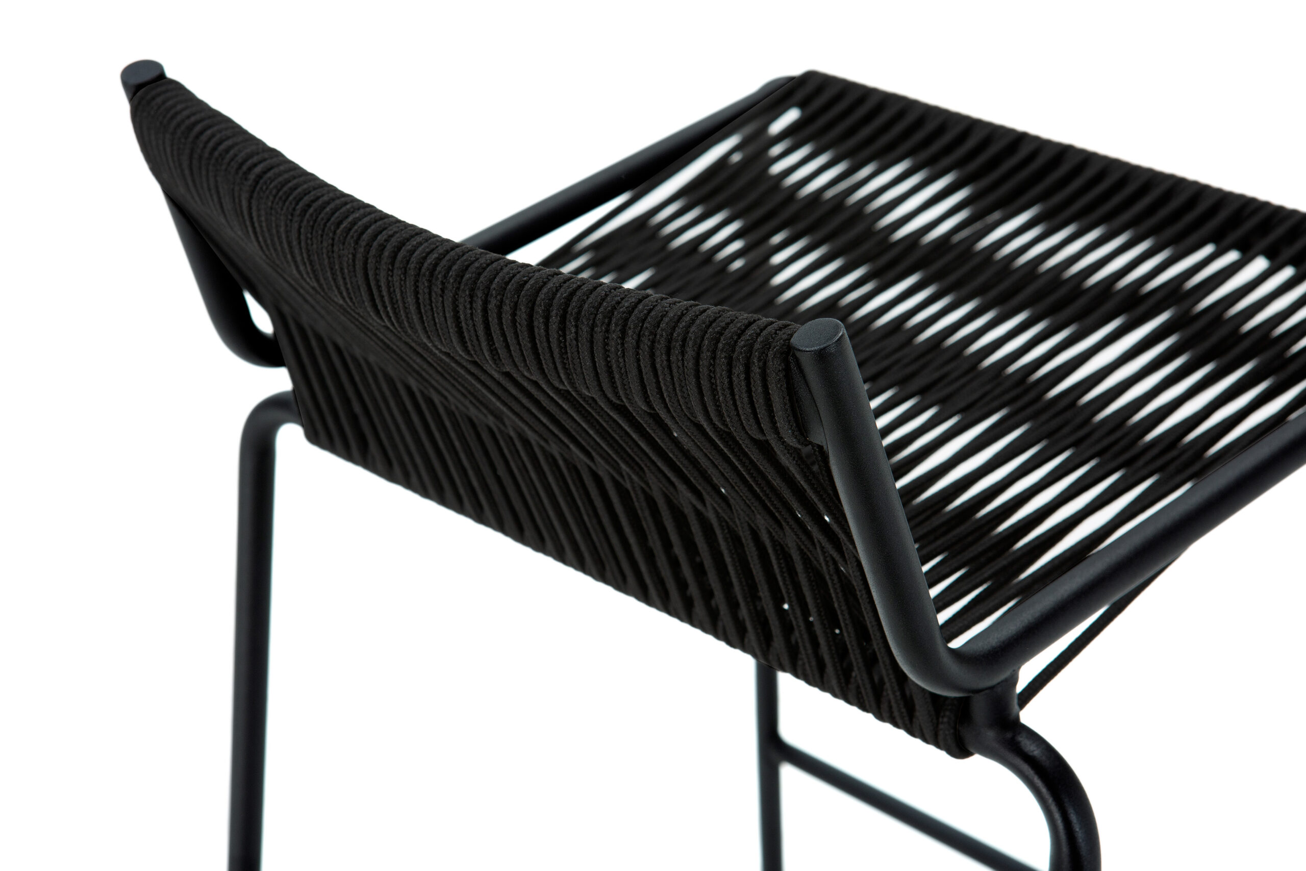 TABURETE EMILY NEGRO PATA METAL - Imagen 4