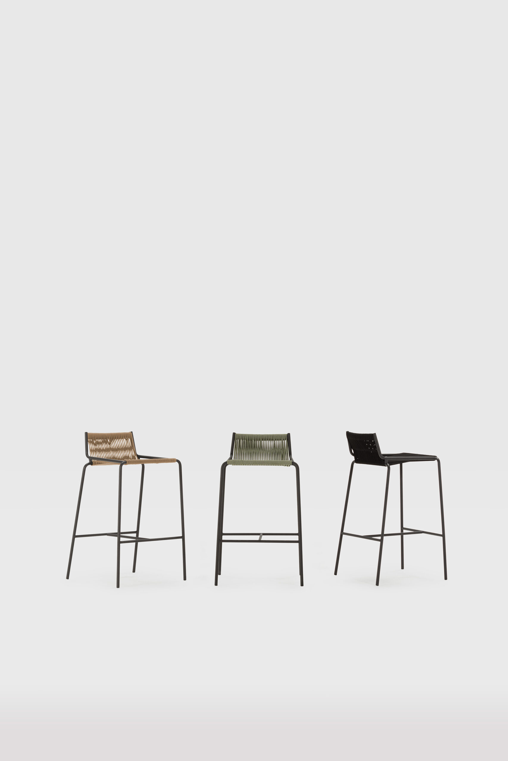 TABURETE EMILY VERDE MENTA PATA METAL - Imagen 2