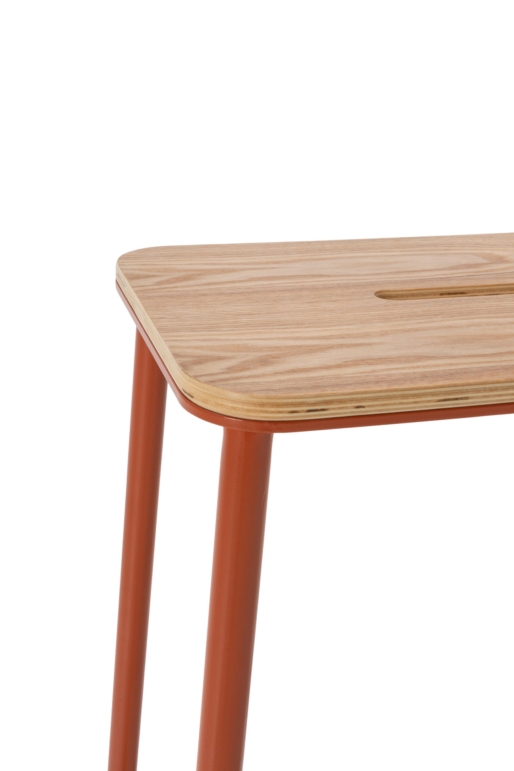 TABURETE ABBA ROBLE/PATA TEJA 2P/CAJA - Imagen 5