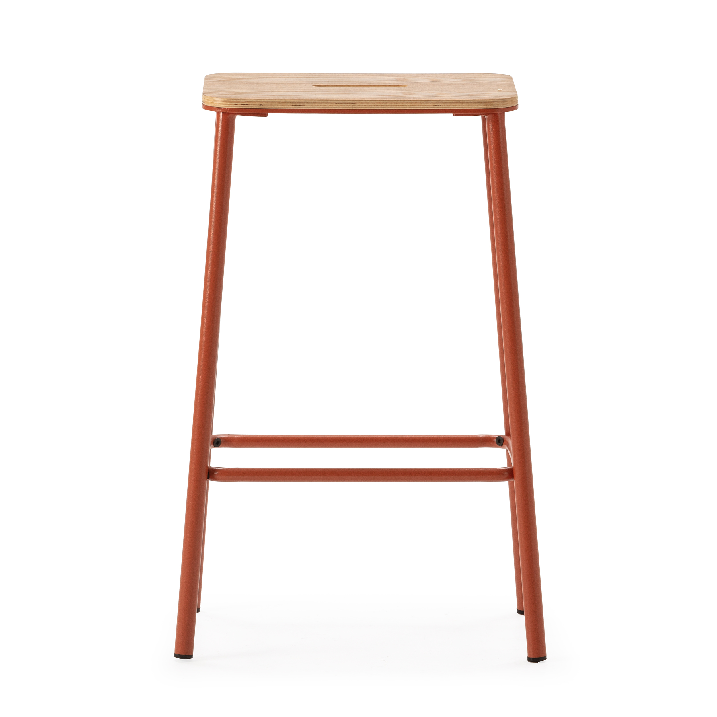 TABURETE ABBA ROBLE/PATA TEJA 2P/CAJA - Imagen 6