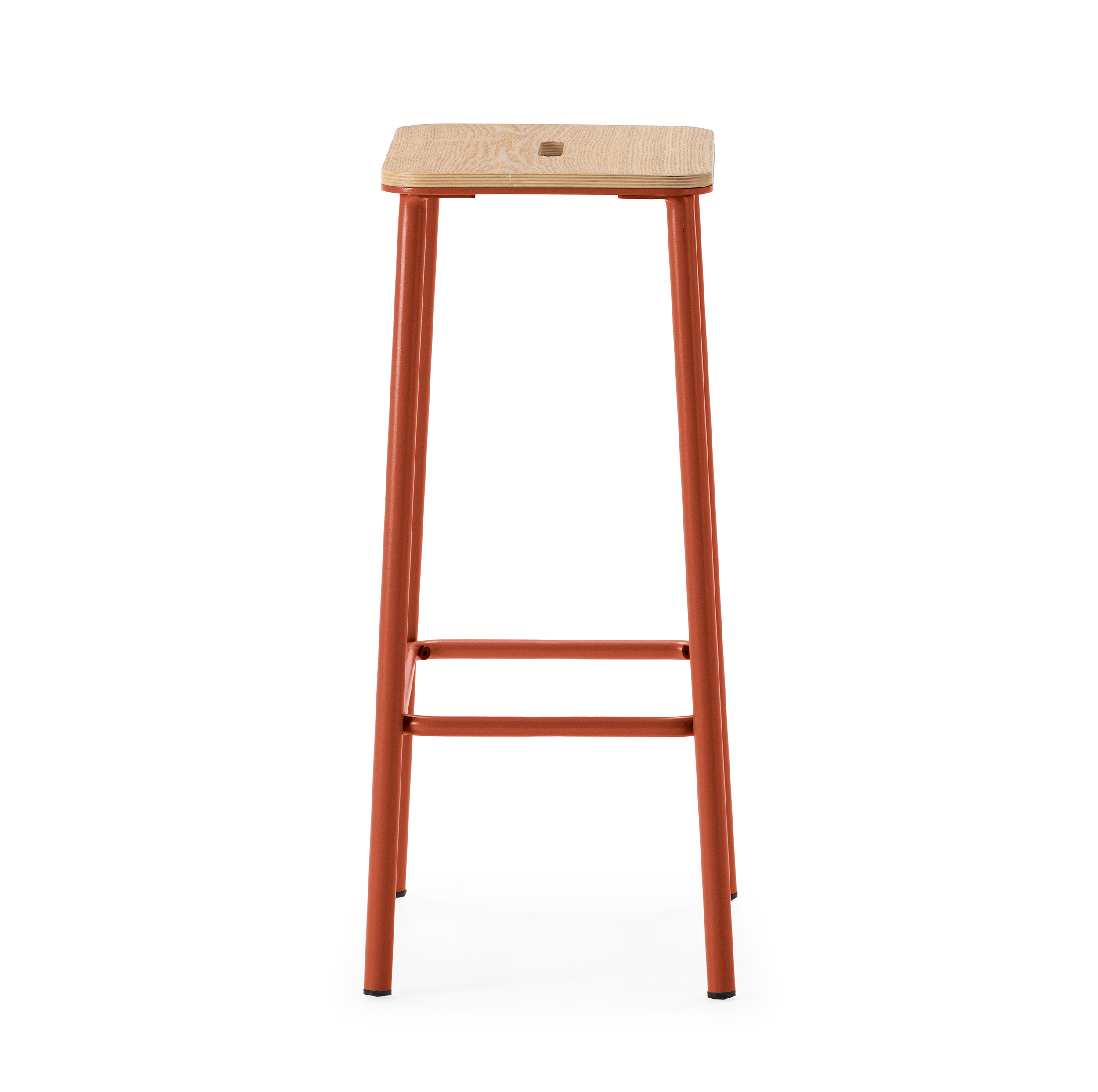 TABURETE ABBA ROBLE/PATA TEJA 2P/CAJA - Imagen 7