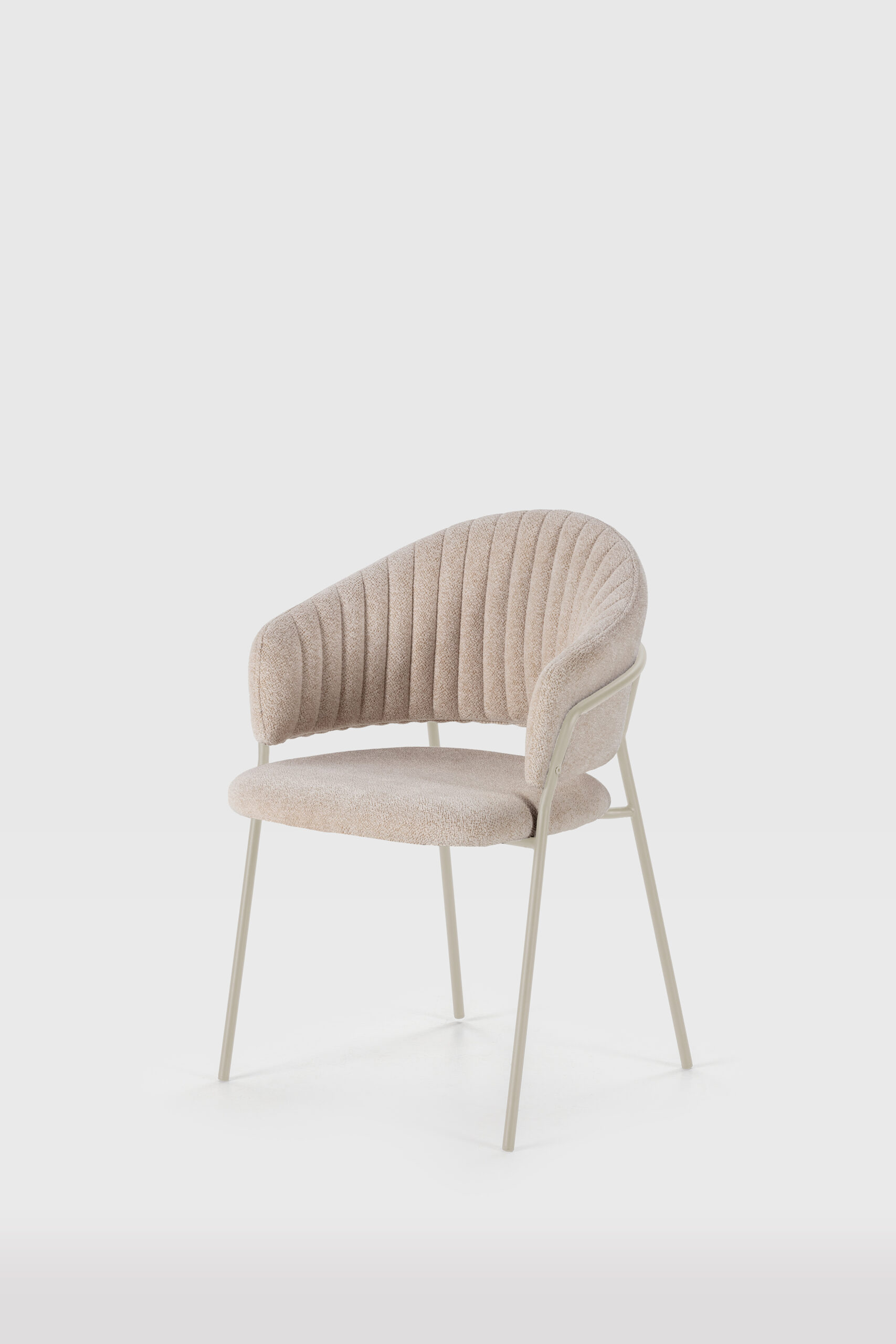 SILLA LETICIA BEIGE/PATAS CREMA 2P/CAJA - Imagen 2