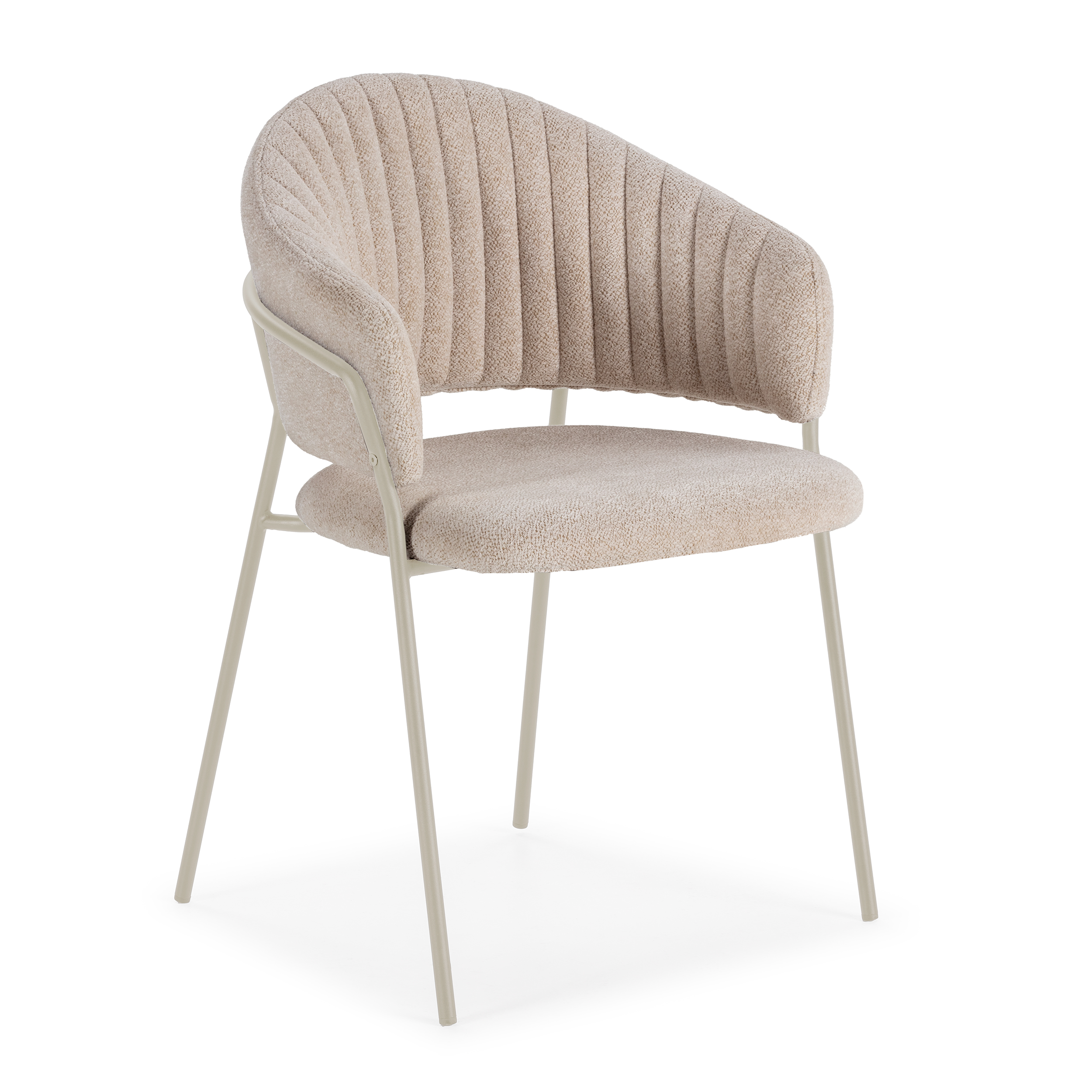 SILLA LETICIA BEIGE/PATAS CREMA 2P/CAJA - Imagen 7