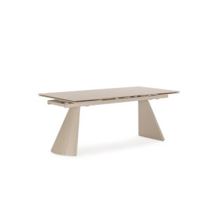 MESA RECT. EXT. PRISCA 180/260CM TRAVERTINE PIE CR