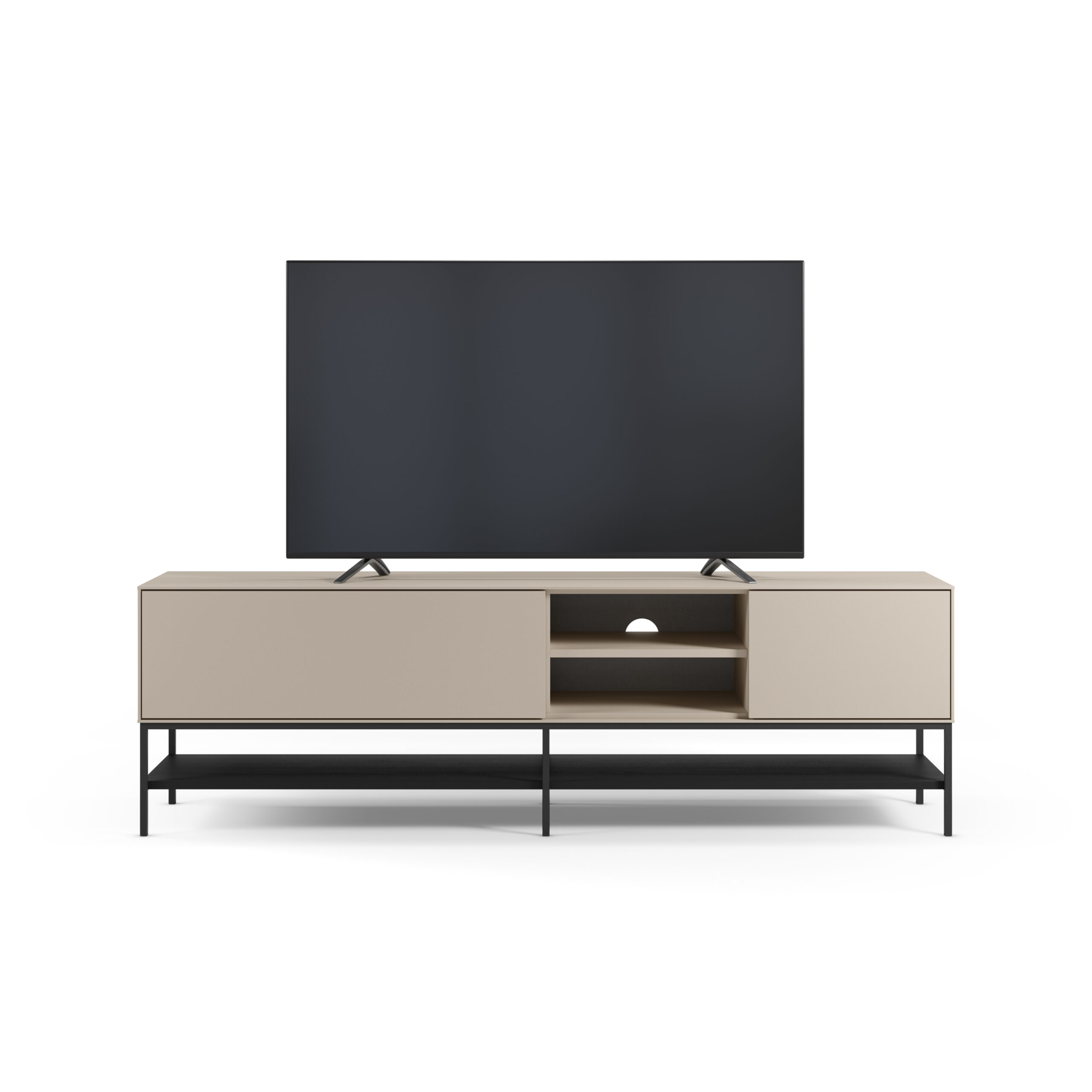 MUEBLE TV AMIRA 2P2H 180CM CREMA/NEGRO - Imagen 10