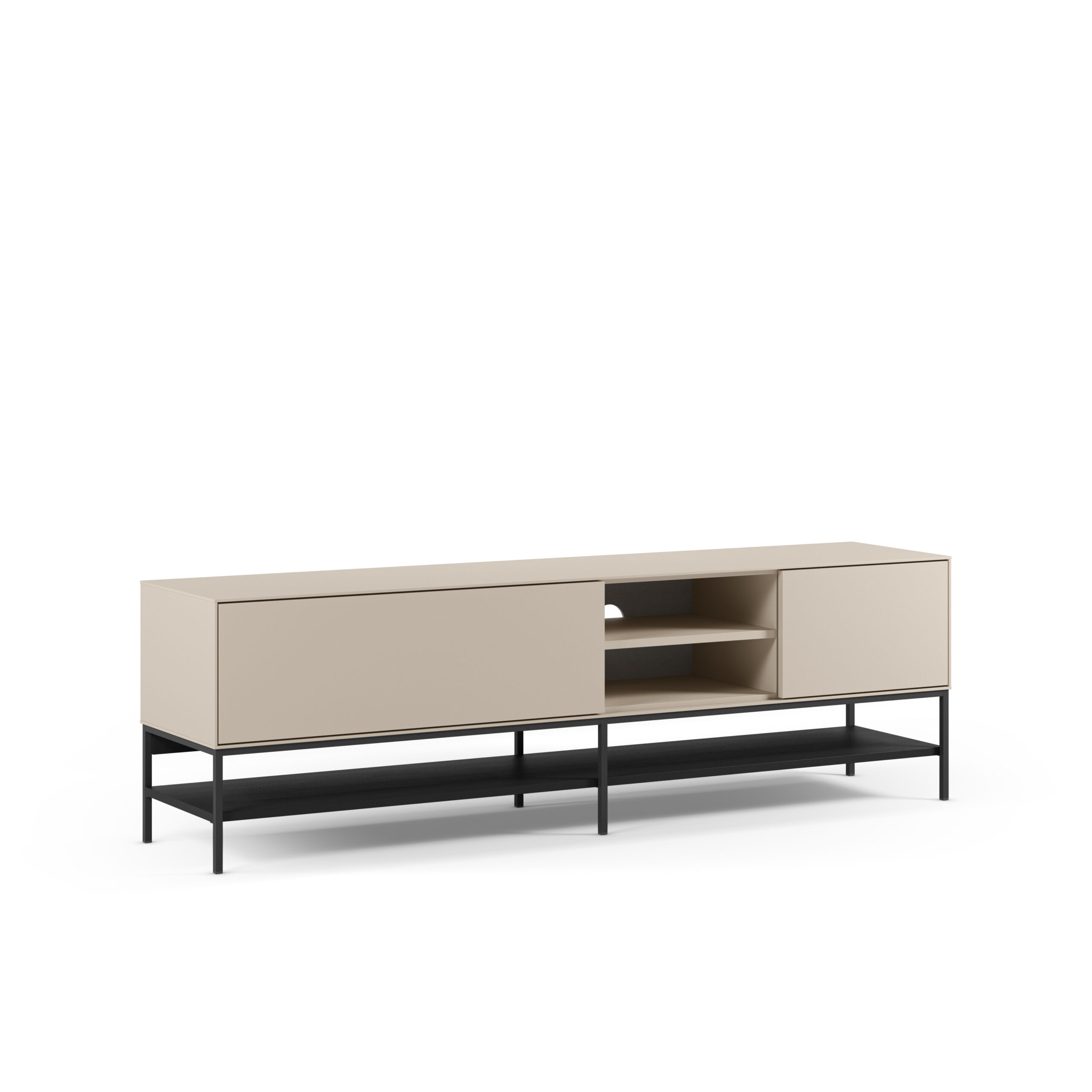 MUEBLE TV AMIRA 2P2H 180CM CREMA/NEGRO - Imagen 11