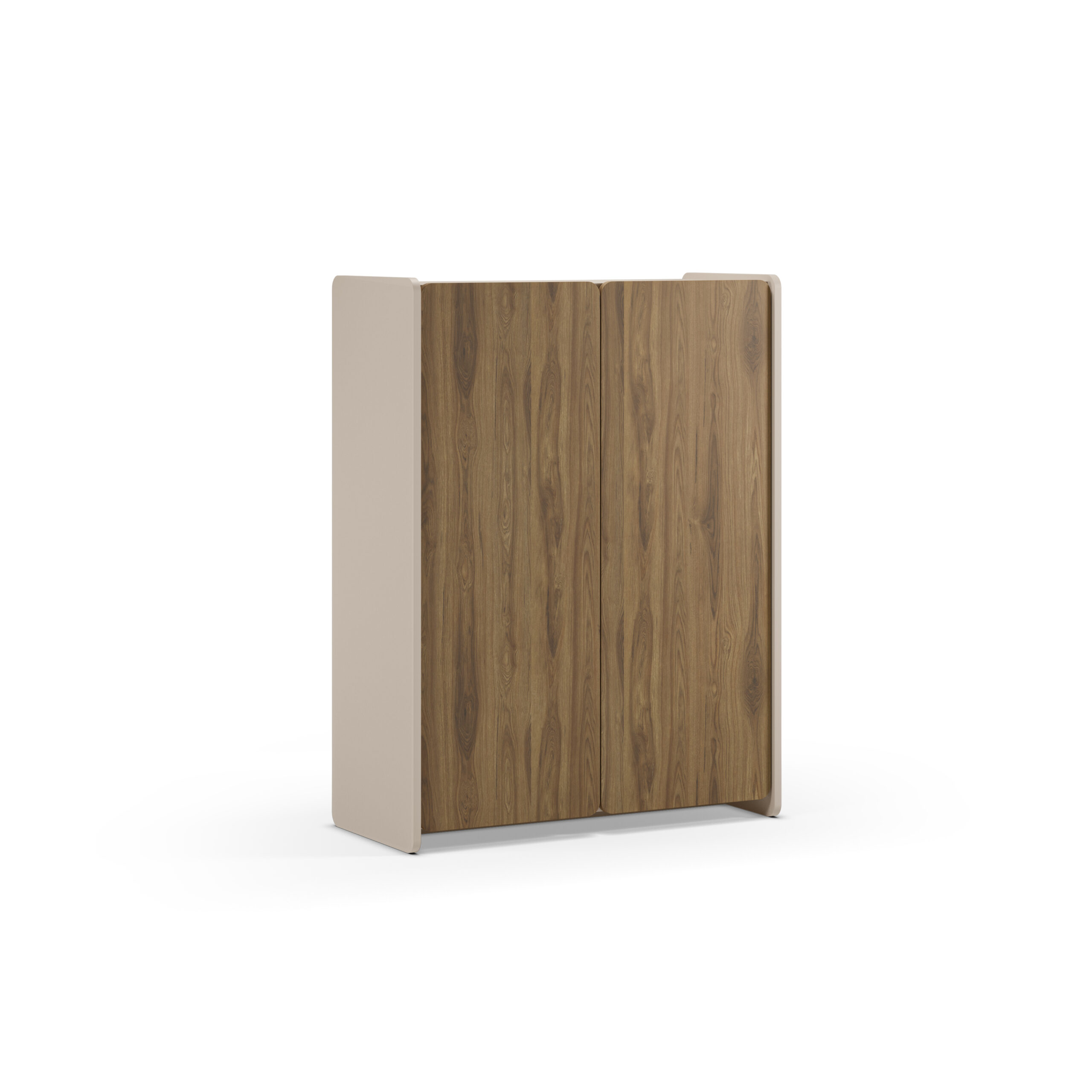 MUEBL.AUX. ALTO BOUCLEON 2P CREMA/ROBLE-UD - Imagen 8