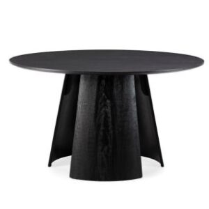 MESA REDONDA ZURI 120CM NEGRO
