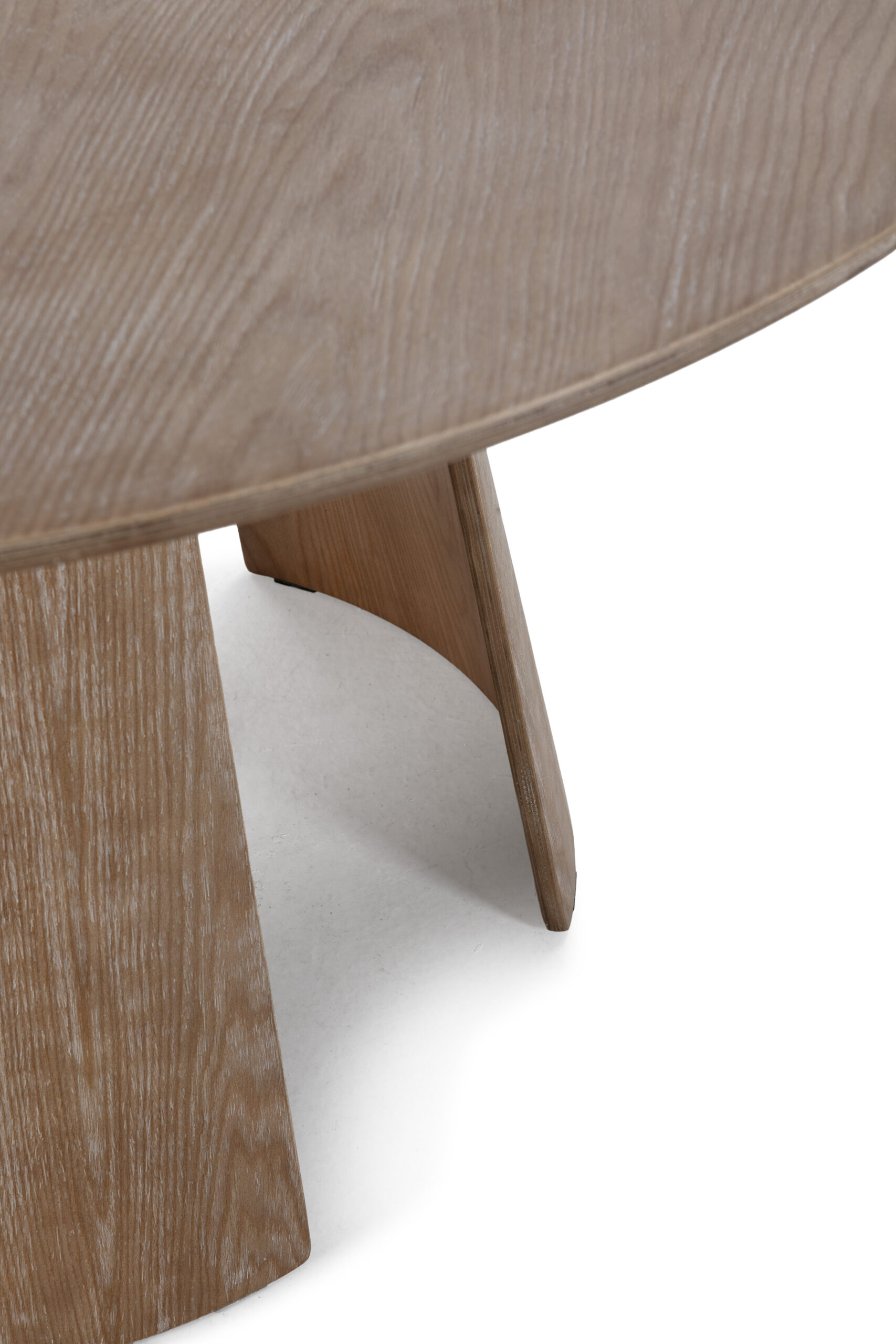 MESA REDONDA ZURI 120CM ROBLE LAVADO - Imagen 3