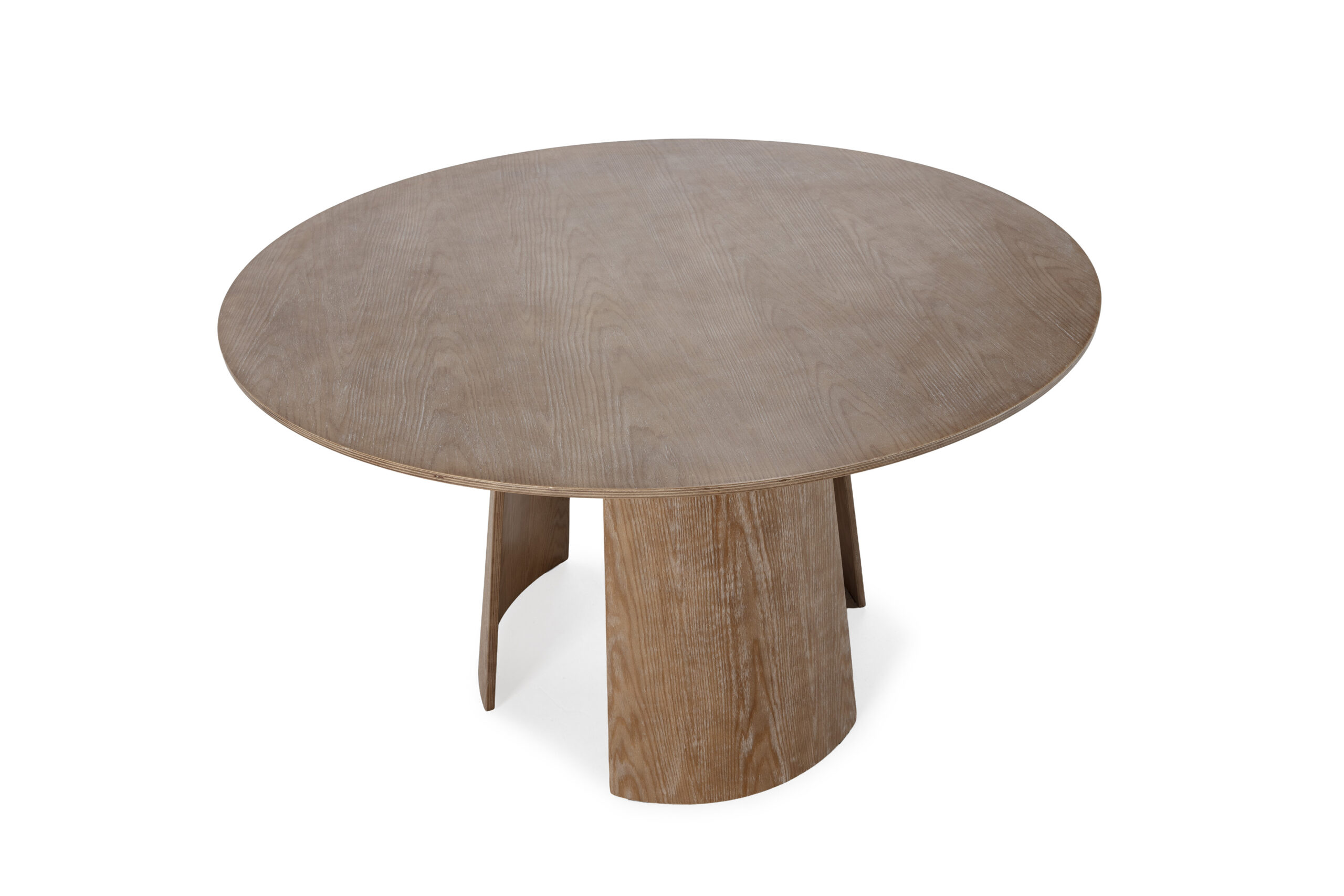 MESA REDONDA ZURI 120CM ROBLE LAVADO - Imagen 4