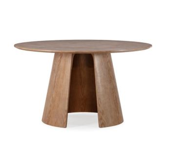 MESA REDONDA ZURI 120CM ROBLE LAVADO