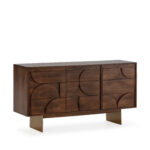 APARADOR TRISHA 3P 145CM MARRON OSCURO