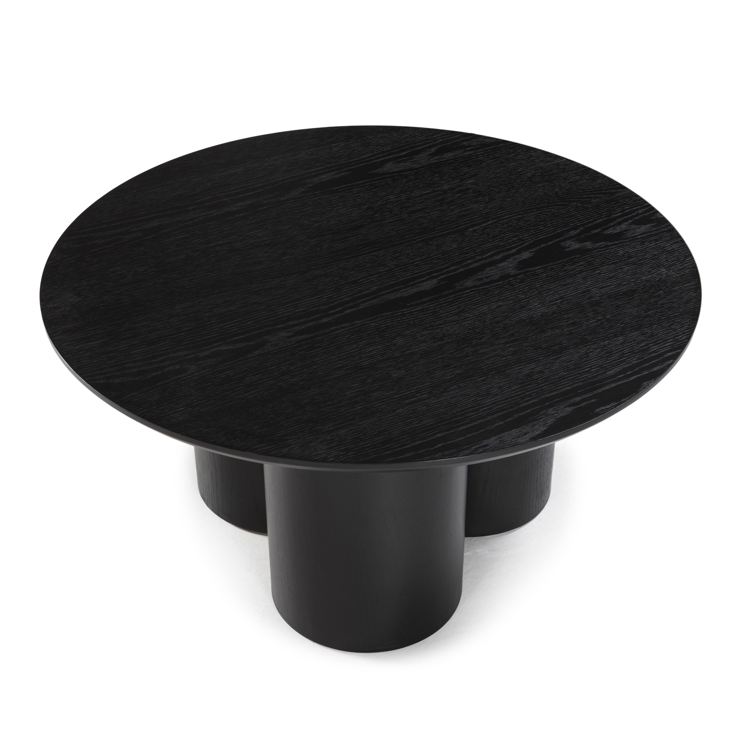 MESA CENTRO REDONDA LUA 80CM NEGRO - Imagen 4