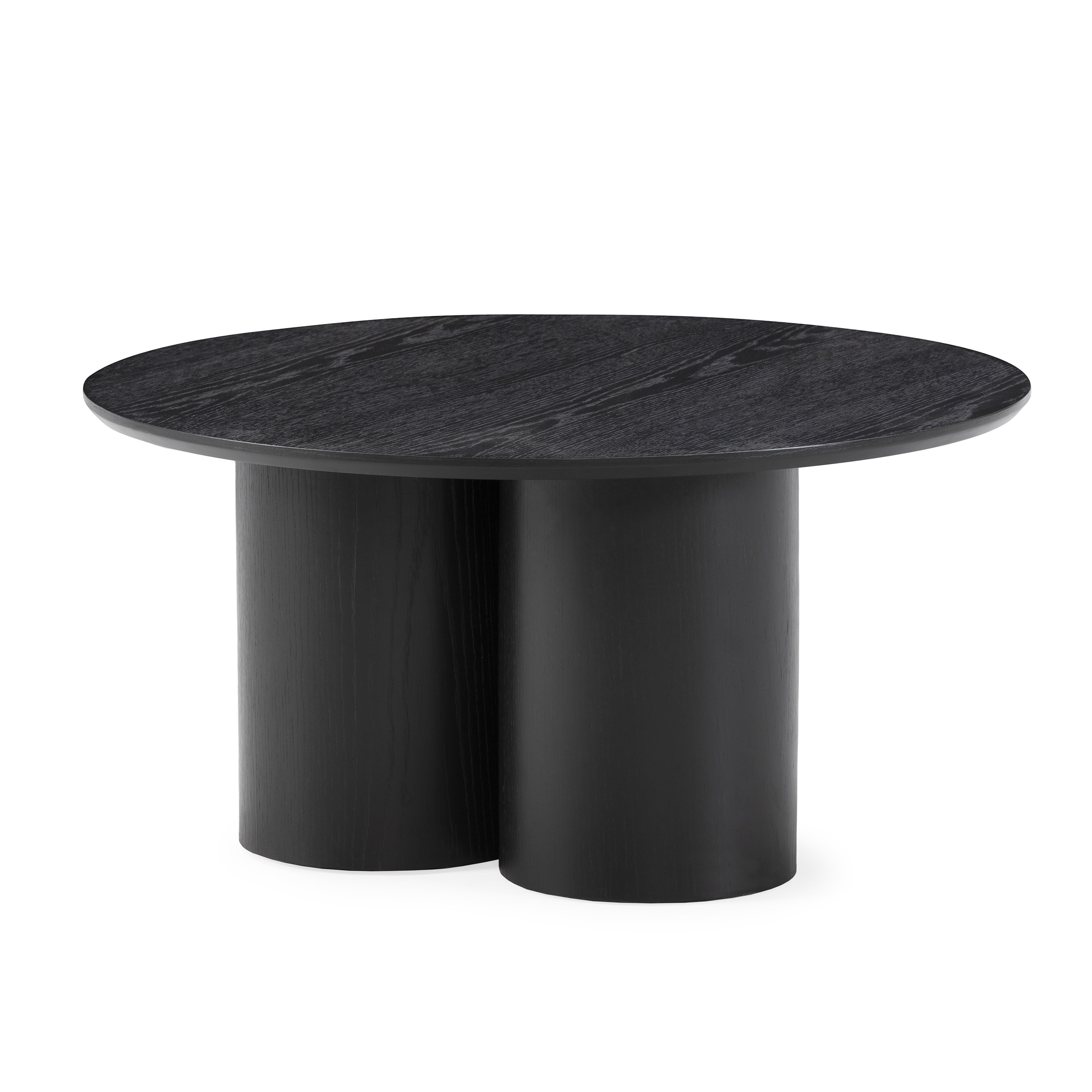 MESA CENTRO REDONDA LUA 80CM NEGRO - Imagen 6