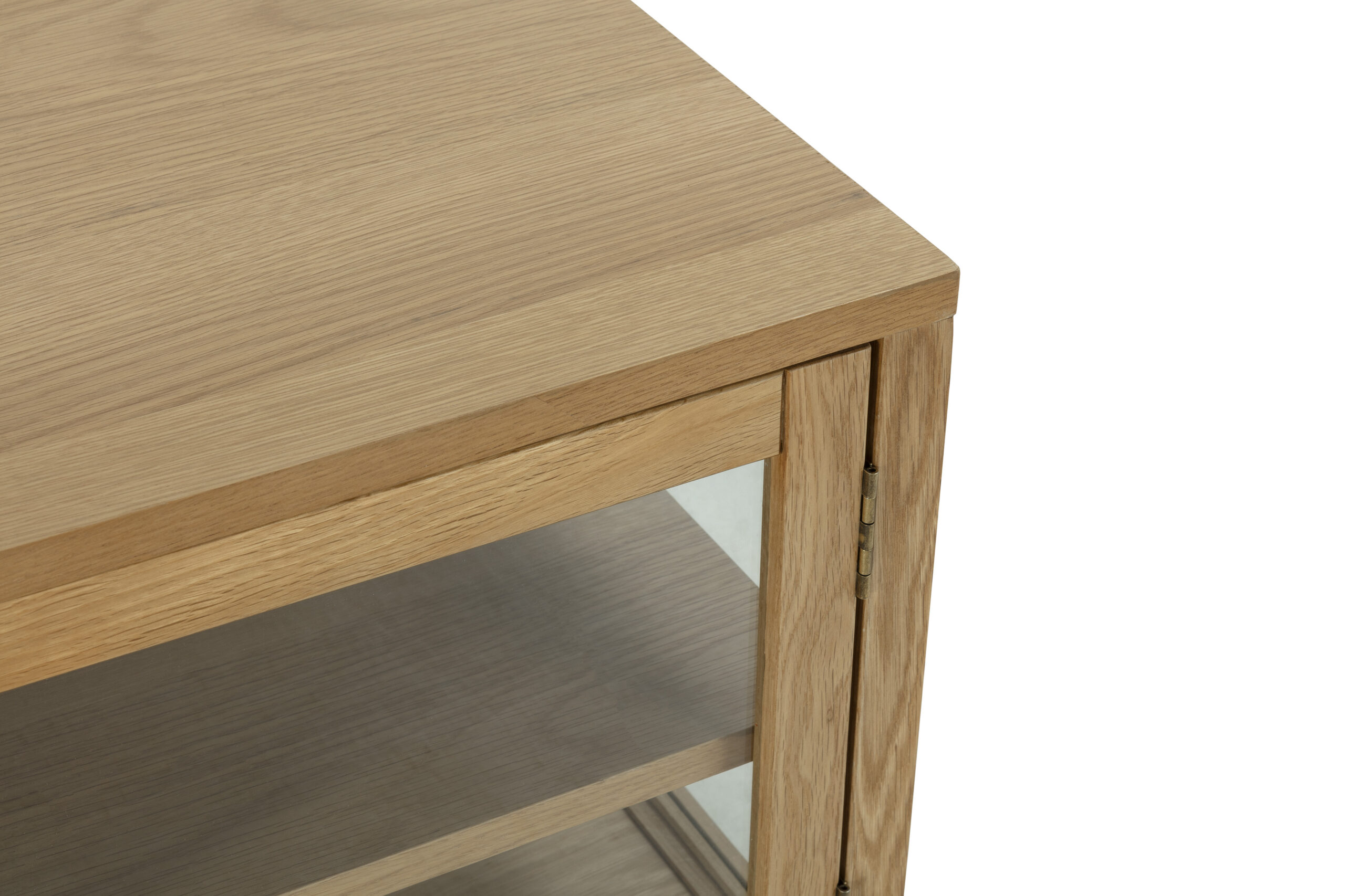 MUEBLE TV CECI 4P 160CM ROBLE PUERTA CRISTAL - Imagen 4