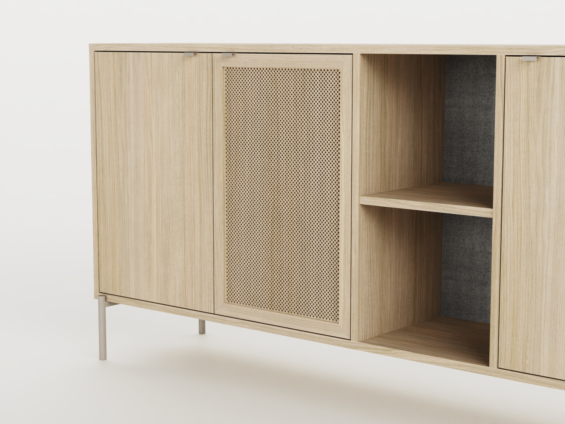 APARADOR INTI 3P2H PUSULA PATA METAL - Imagen 2