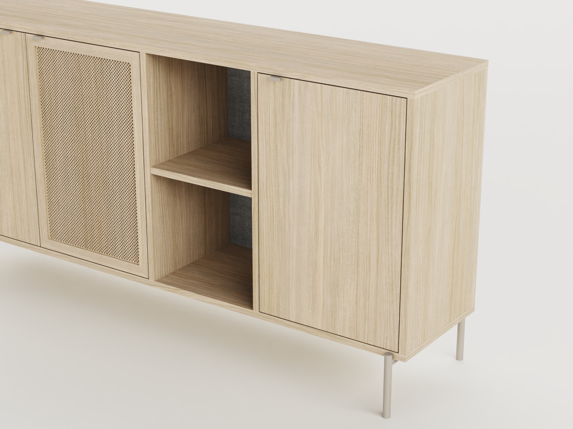 APARADOR INTI 3P2H PUSULA PATA METAL - Imagen 3