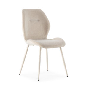 SILLA ANSU BEIGE/ PATA CREMA 4P/CAJA