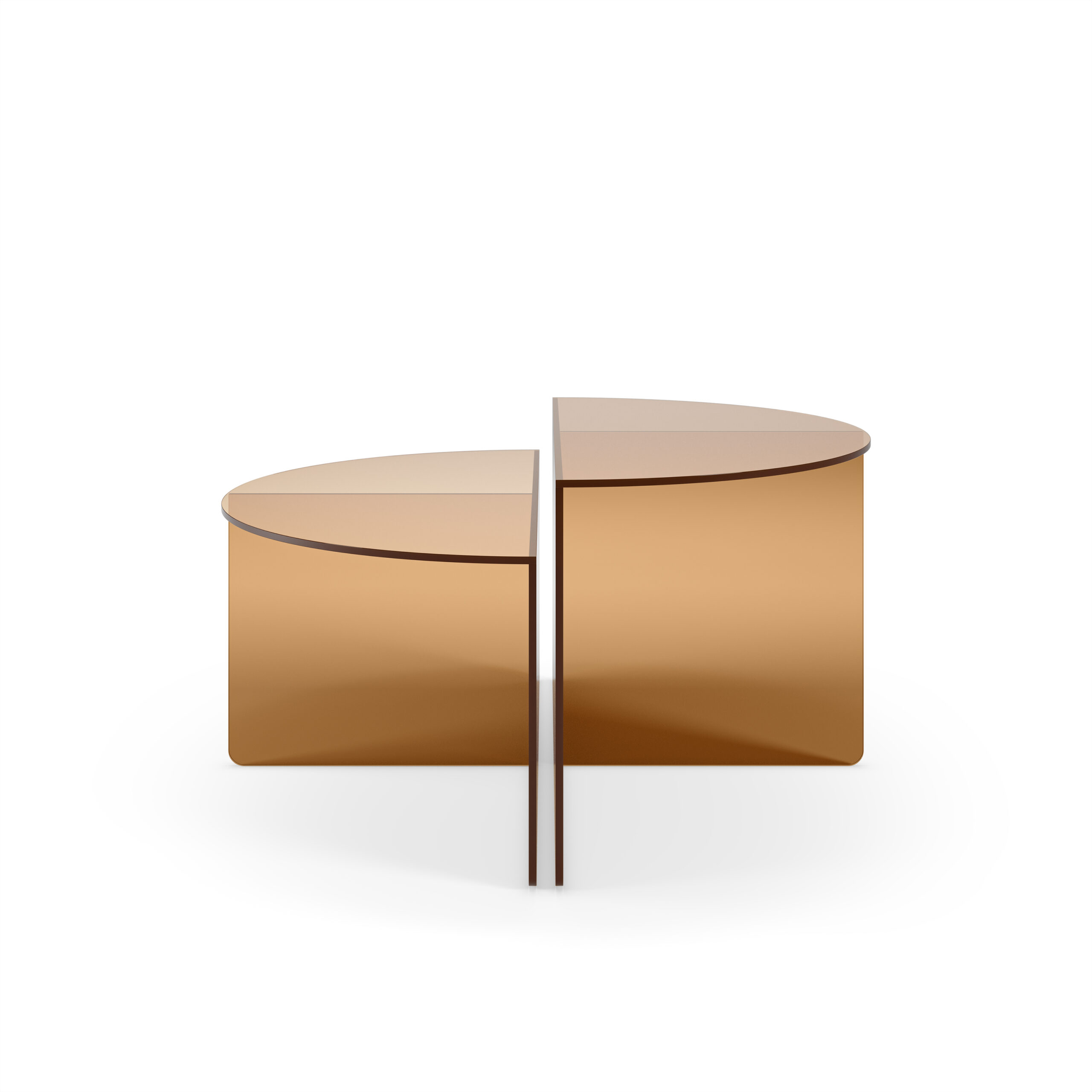 SET 2 MESAS CENTRO VELTA MARRON - Imagen 6