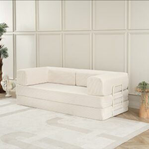 SOFA CAMA AGNES 90X200 CREMA