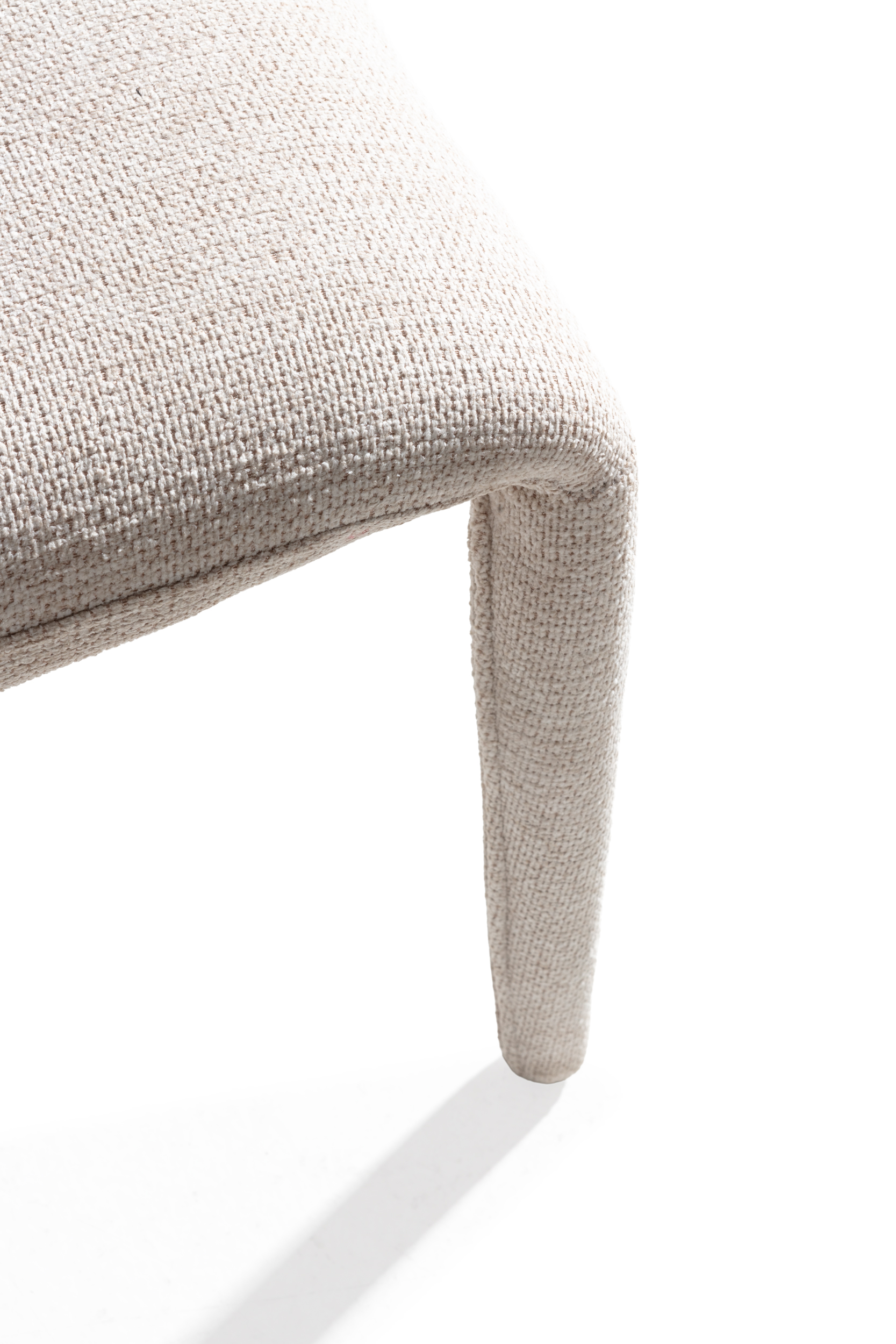 SILLA MACA BEIGE PATA TAPIZADA 2P/CAJA - Imagen 3