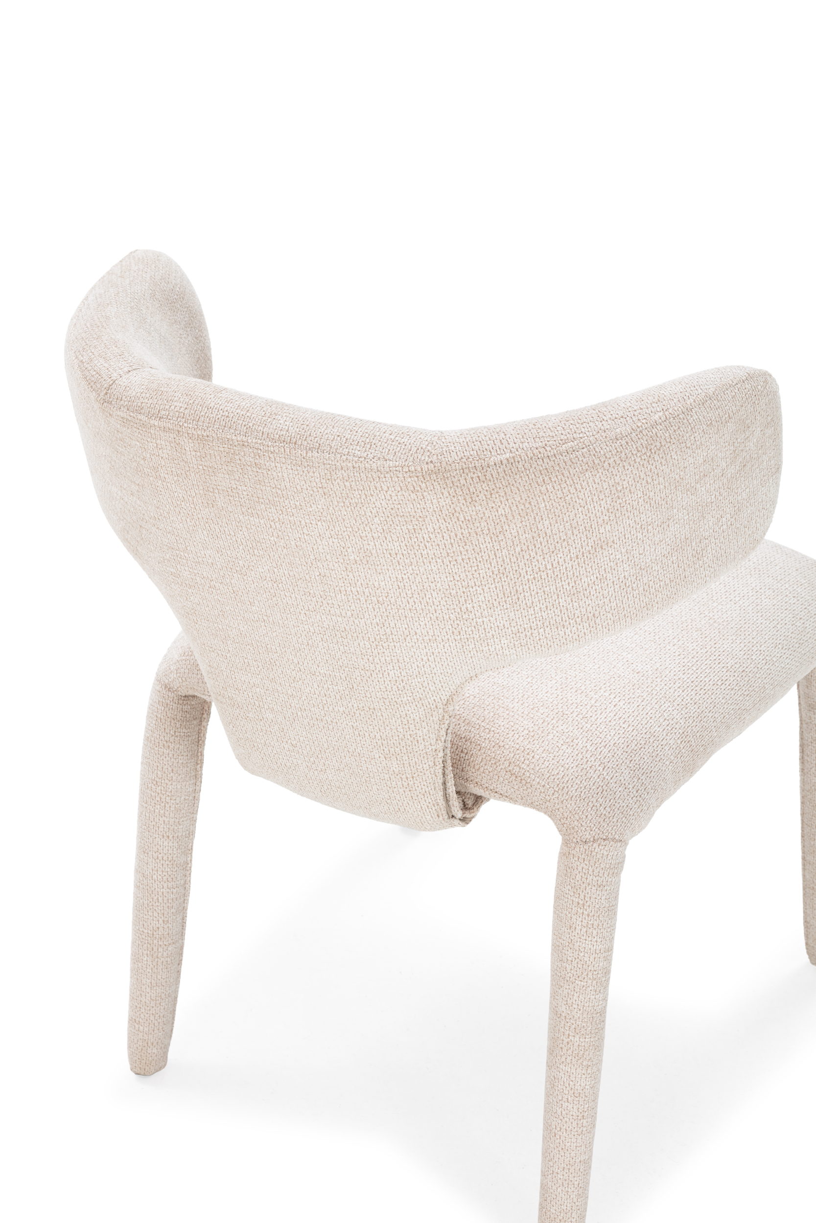 SILLA MACA BEIGE PATA TAPIZADA 2P/CAJA - Imagen 4