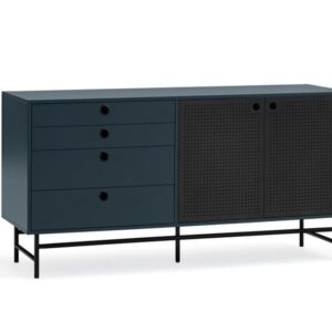 Aparador de MDF con puertas con cajones