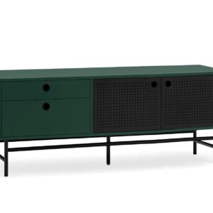 Mueble TV de MDF con puertas con cajones