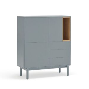 Alacena de MDF con puertas con cajones