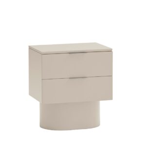 Mesita de noche de MDF con cajones