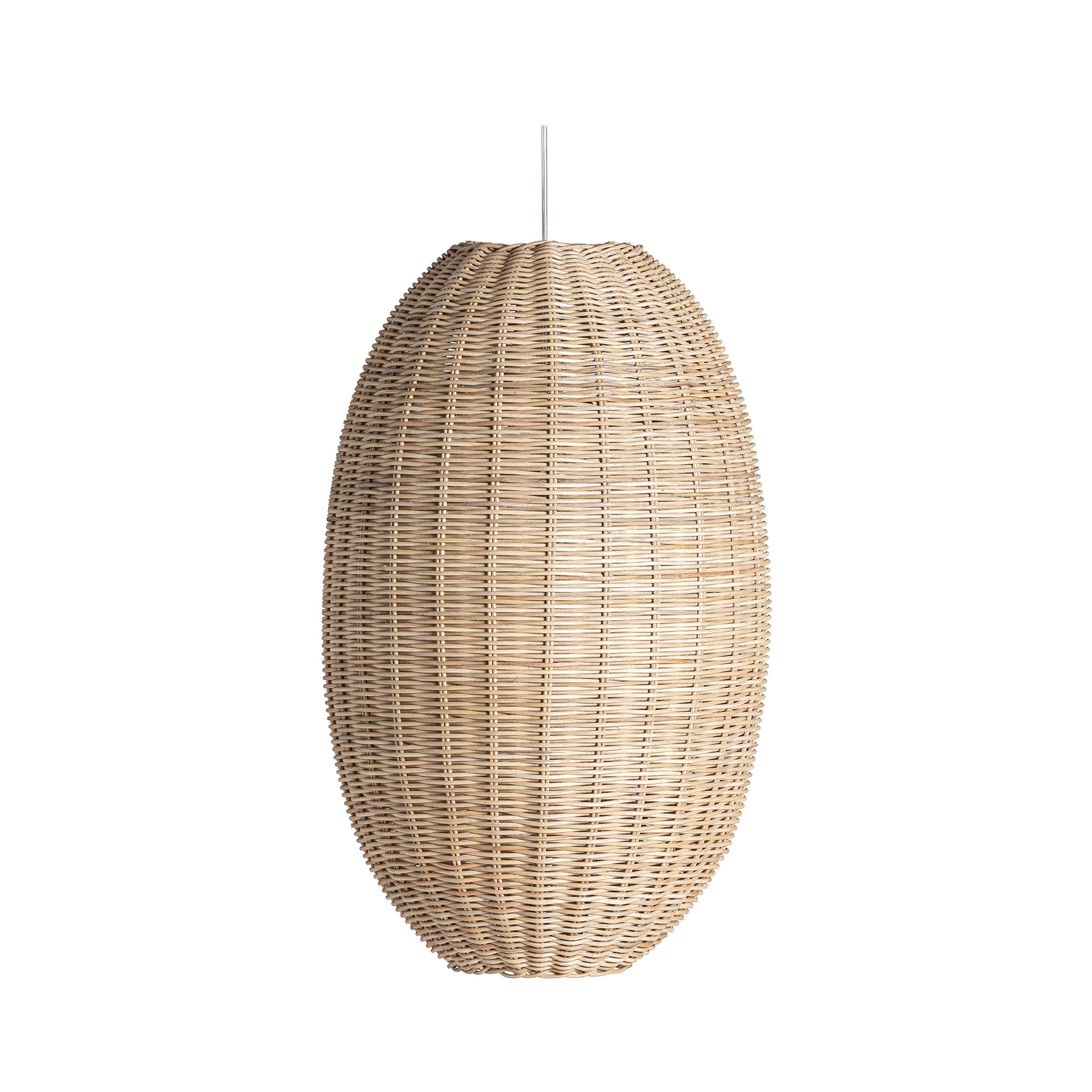 Lámpara de colgar tekax de estilo boho fabricado en ratán en color marrón. Compatible con: 3333433335.