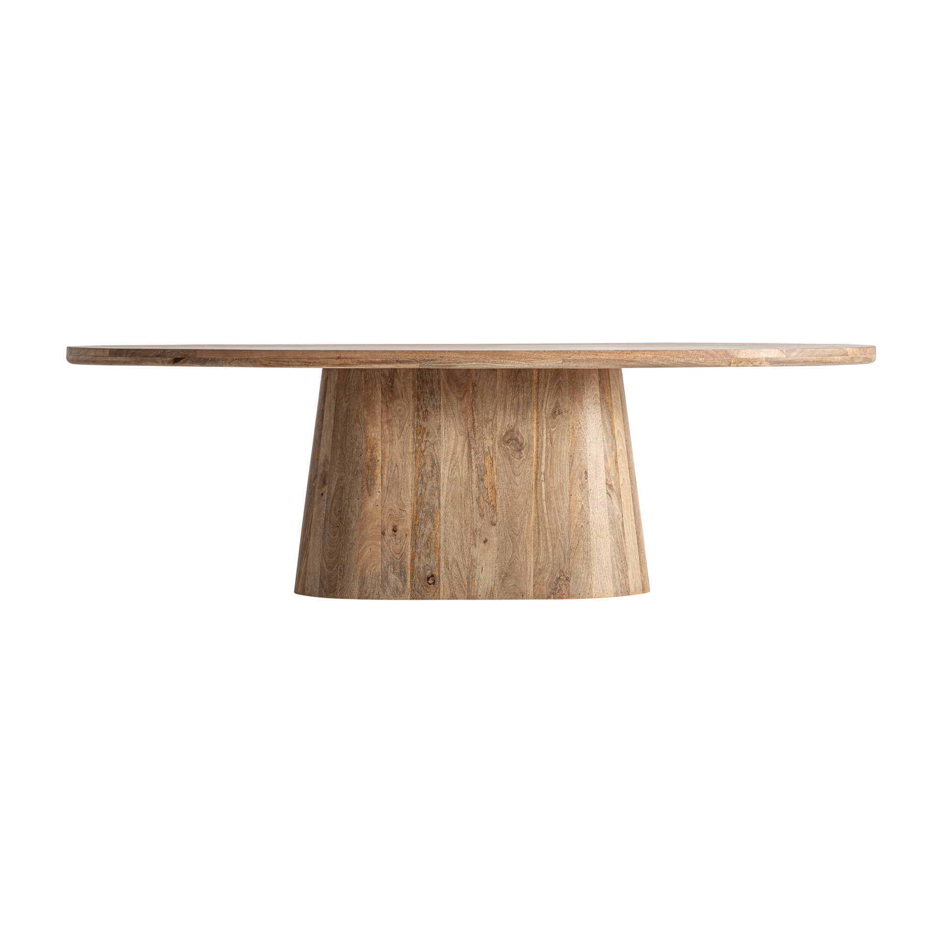 Mesa comedor mersch de estilo contemporáneo fabricado en madera de mango en color marrón. Producto desmontable.