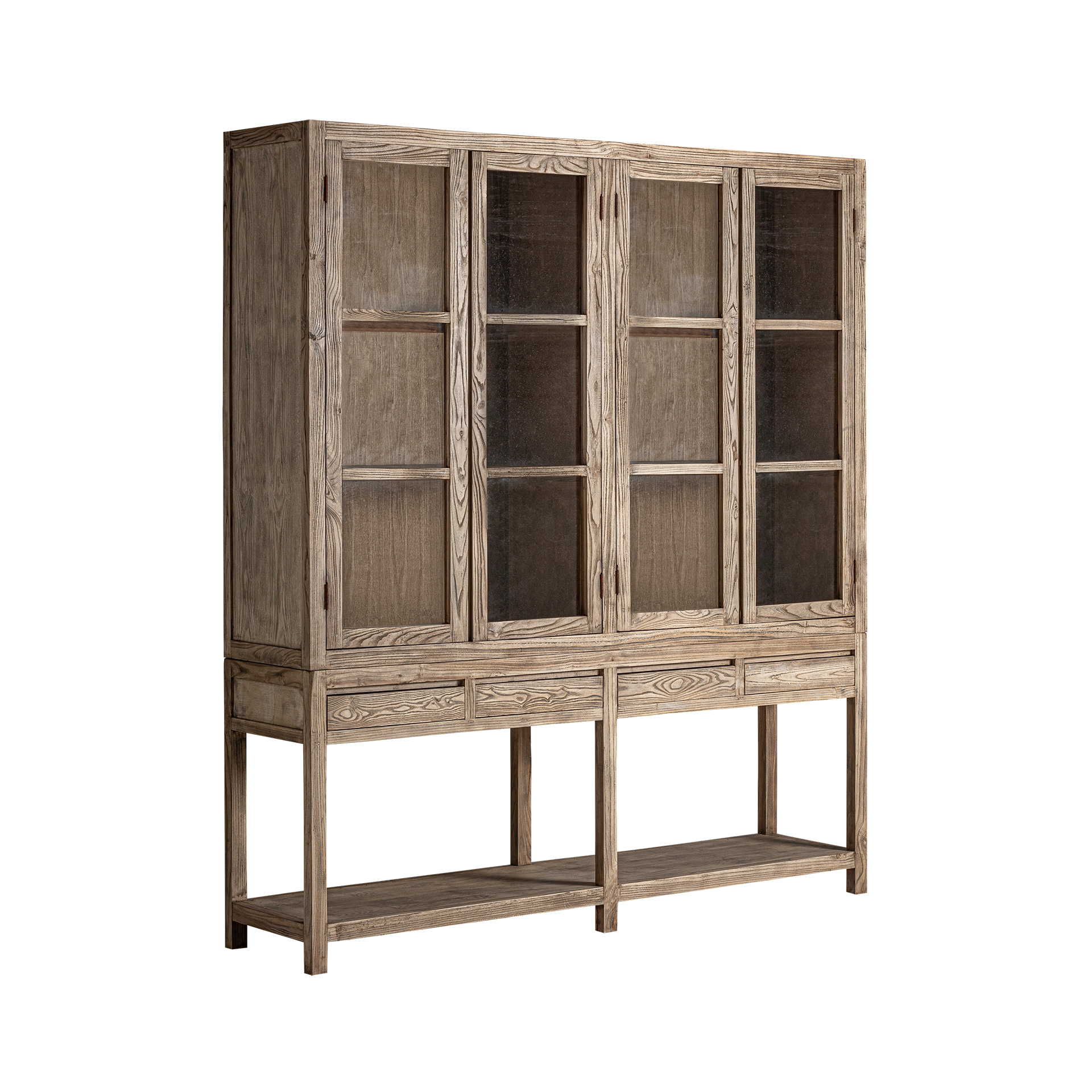 Vitrina colonial madera de olmo Pepita Masein - Imagen 2