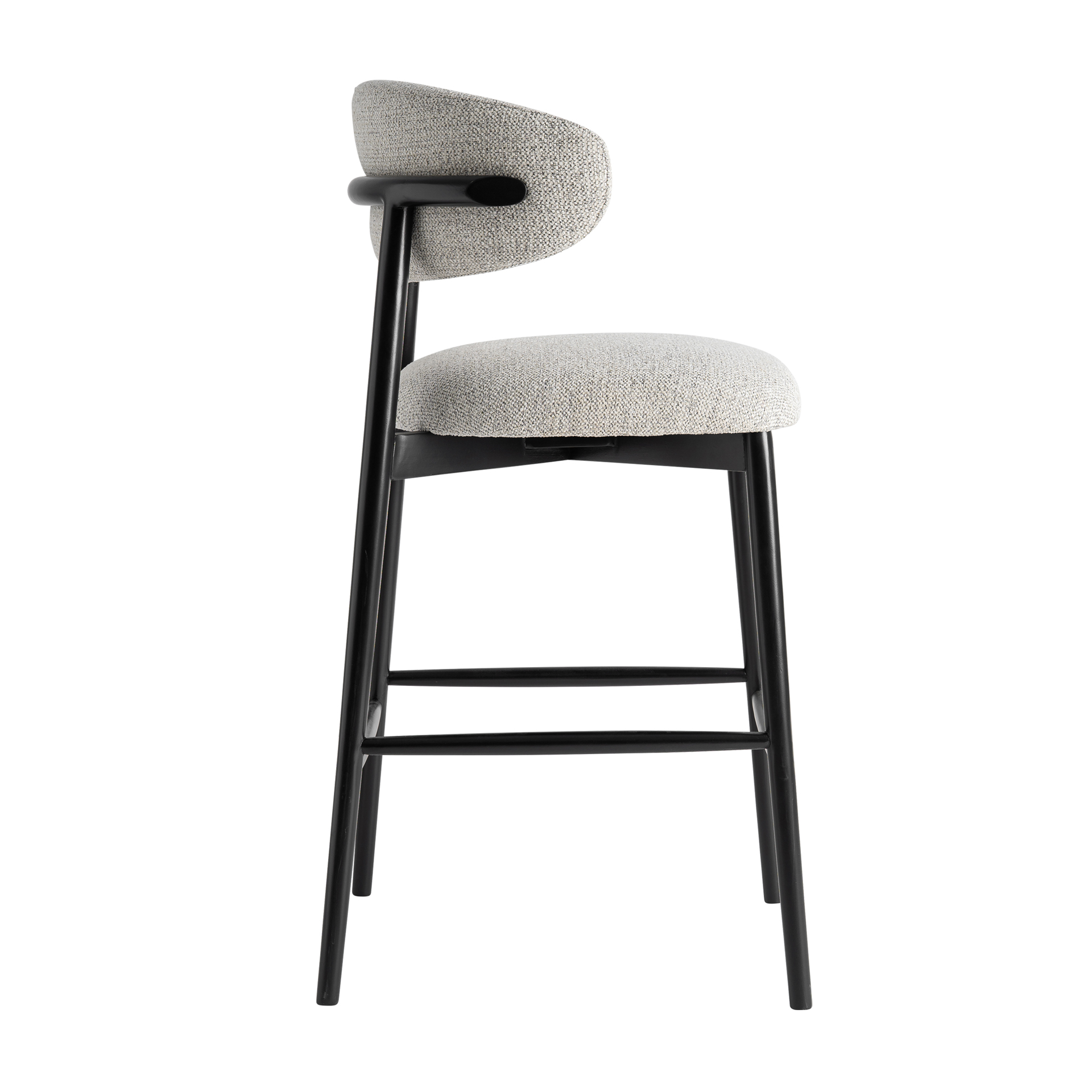 Taburete contemporáneo madera poliéster Pepita Glades - Imagen 3