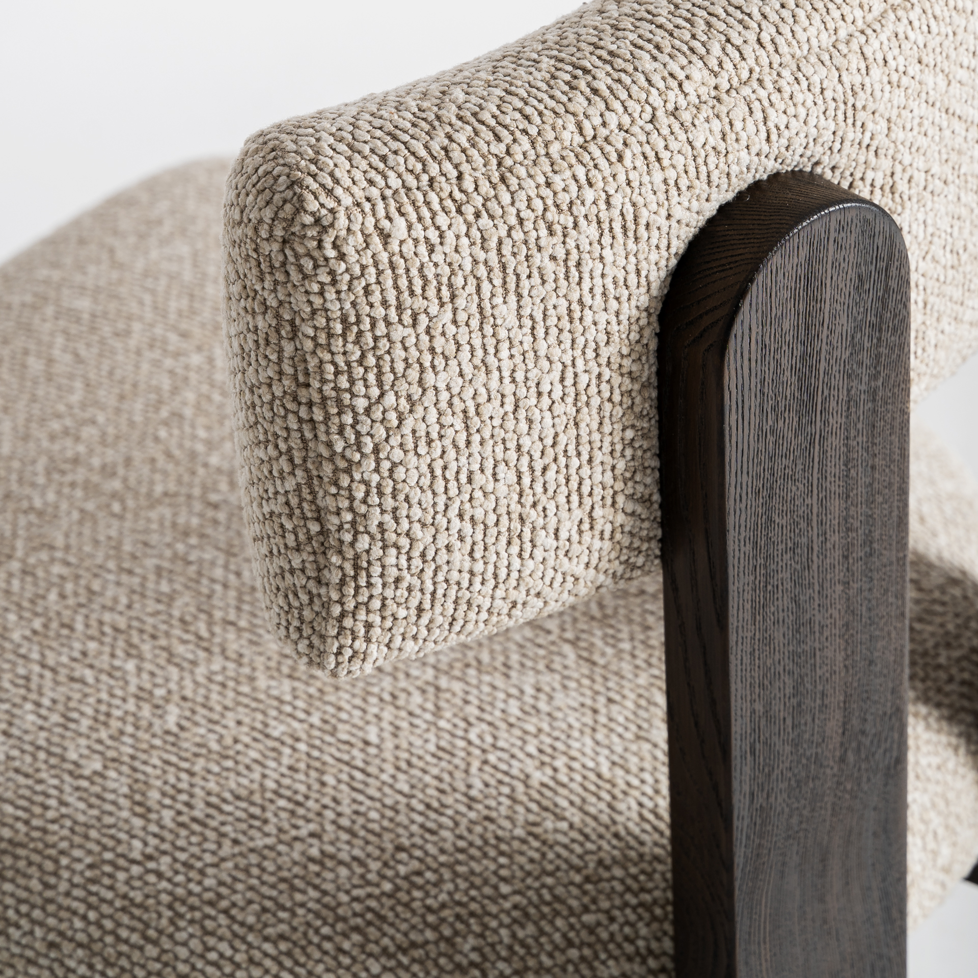 Silla contemporáneo poliéster madera de fresno Pepita Evje - Imagen 7