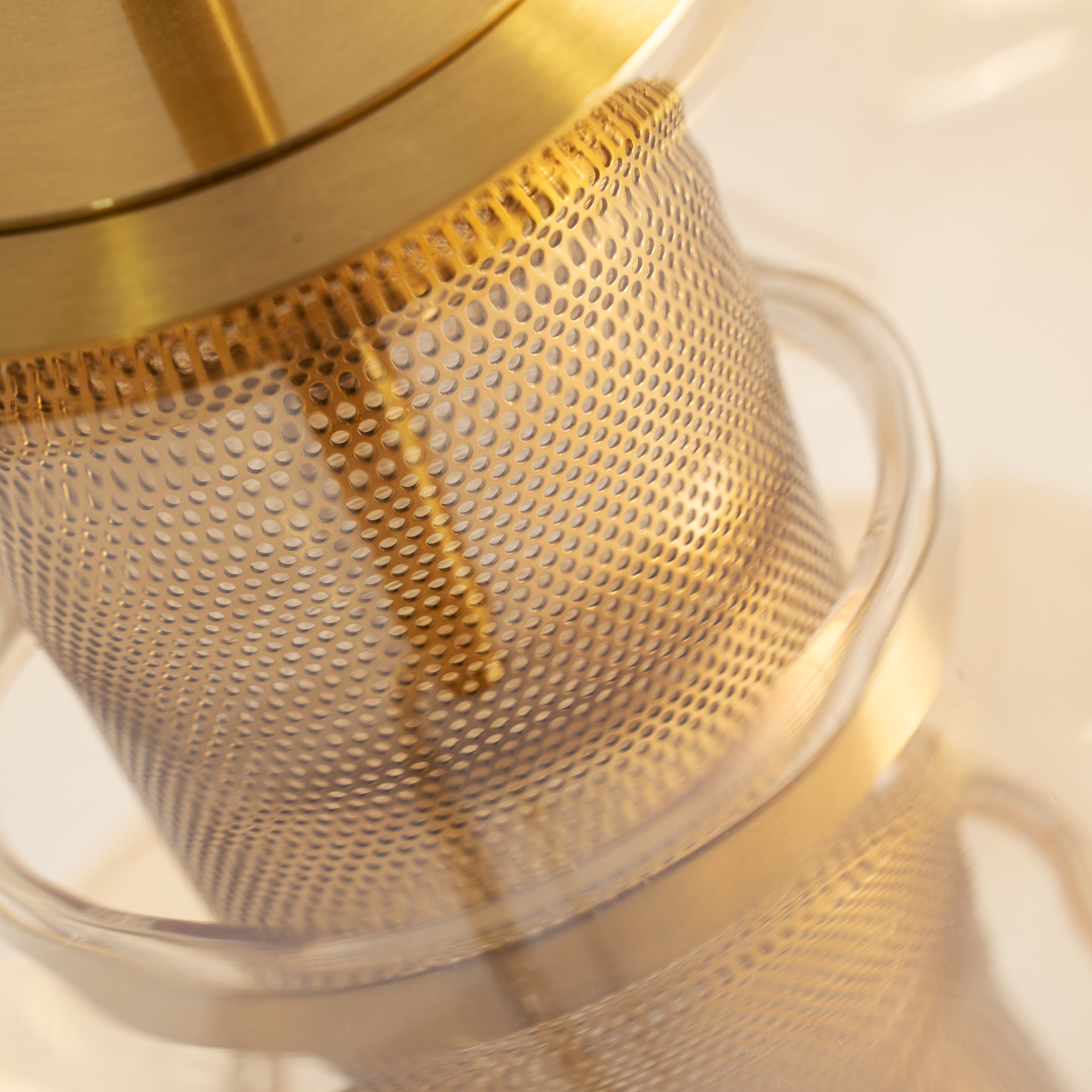 Lámpara de techo cristal ámbar oro Pepita Alexa - Imagen 5