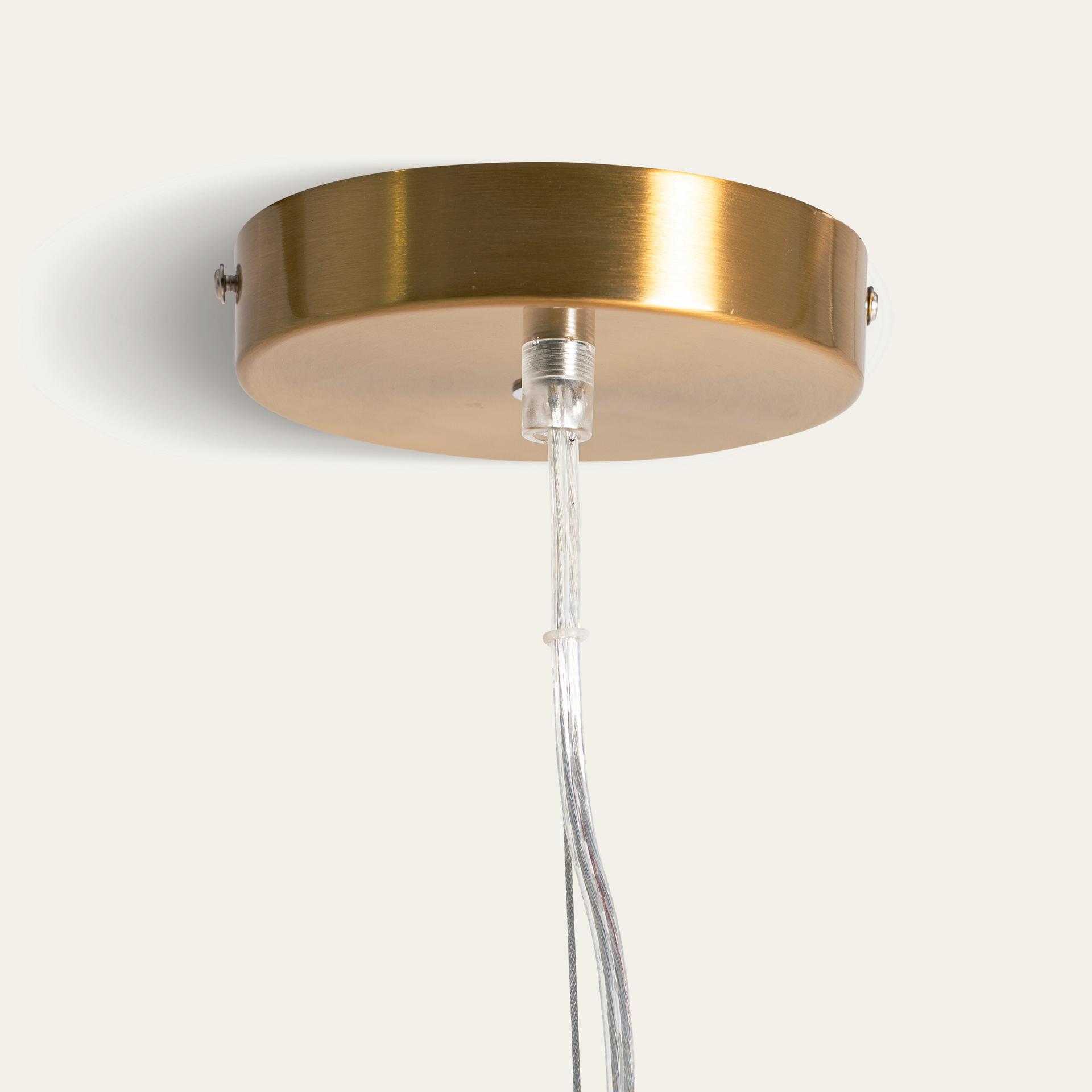 Lámpara de techo cristal ámbar oro Pepita Alexa - Imagen 6