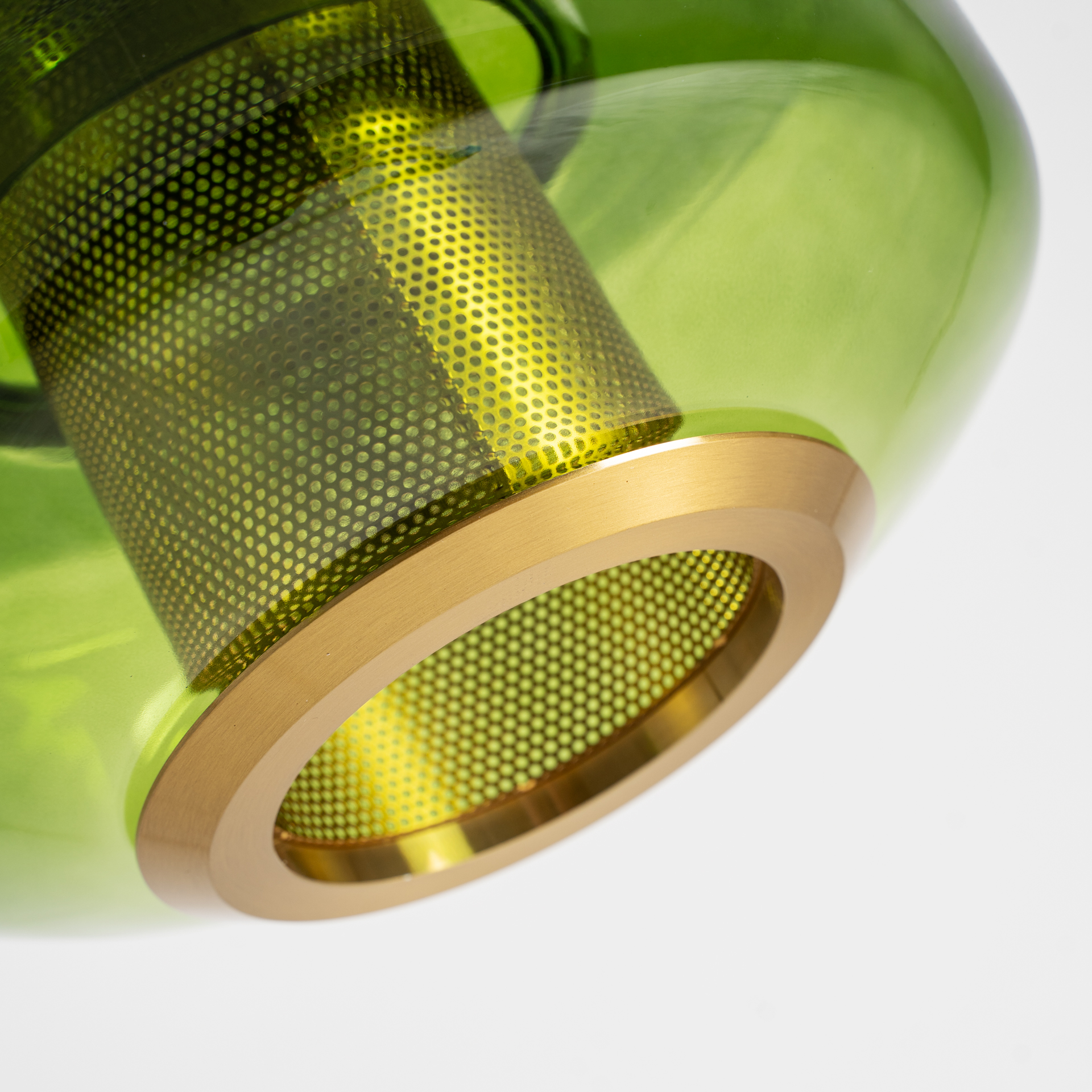 Lámpara de techo cristal verde Pepita Gala - Imagen 4