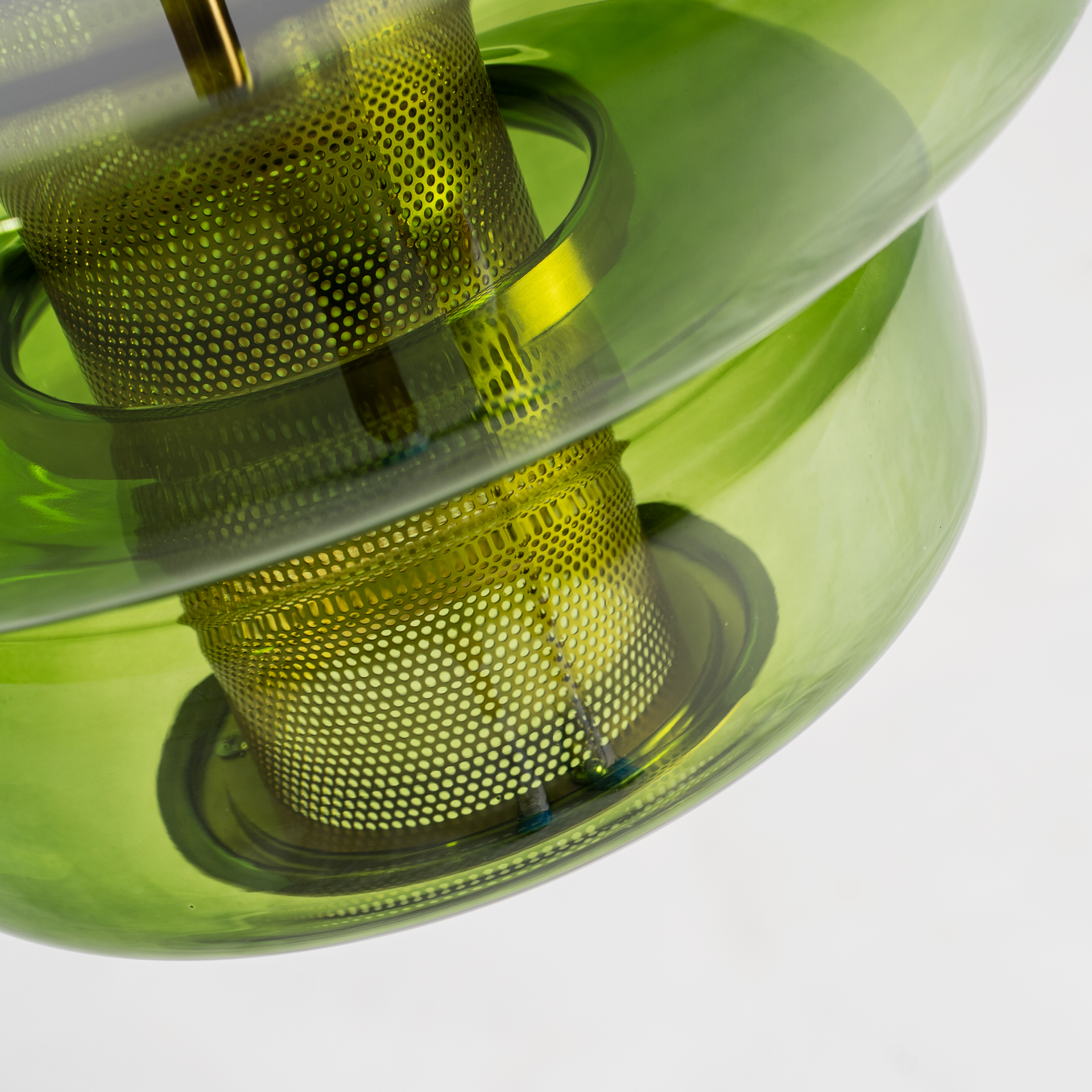 Lámpara de techo cristal verde Pepita Gala - Imagen 5