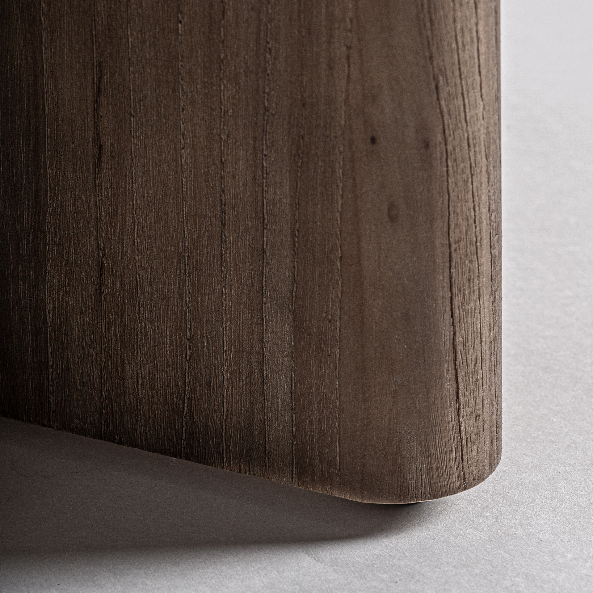 Taburete contemporáneo madera de olmo Pepita Jacquard - Imagen 4