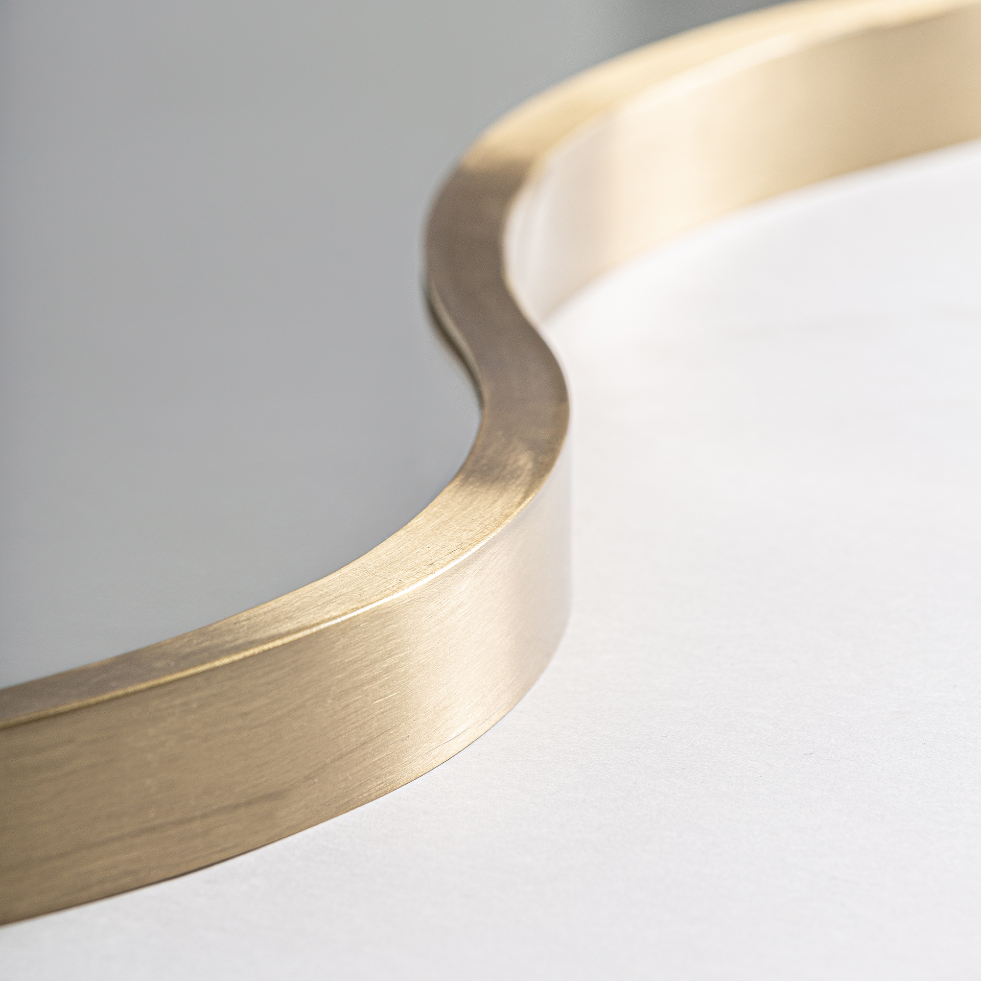 Espejo acero oro Pepita Rinhe - Imagen 3