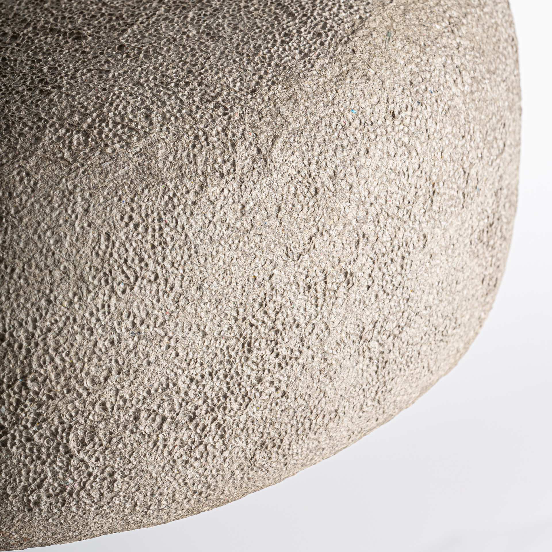 Lámpara de techo contemporáneo papel maché gris Pepita Moonle - Imagen 3