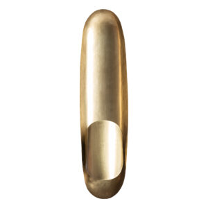 Aplique Carheline de estilo art deco fabricado en hierro en color oro.