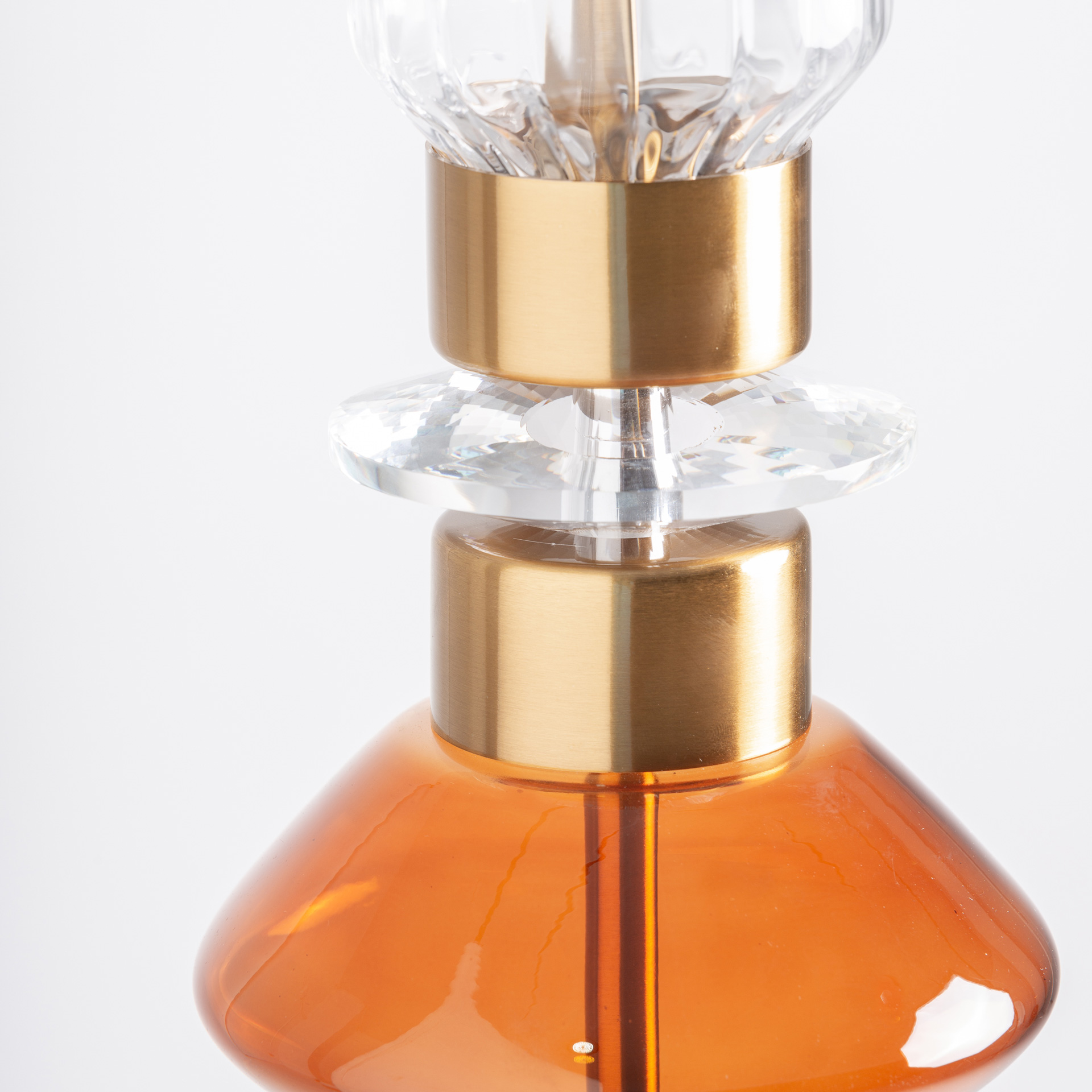 Lámpara de techo cristal acero cobre Pepita Anna - Imagen 3