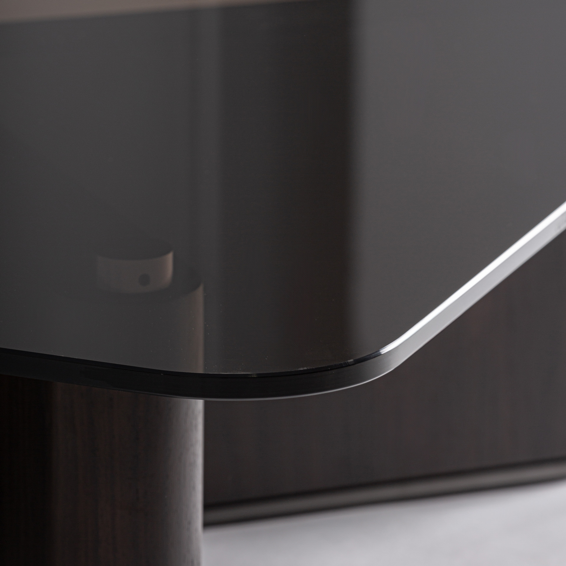 Mesa de centro contemporáneo madera cristal Pepita Bransby - Imagen 3