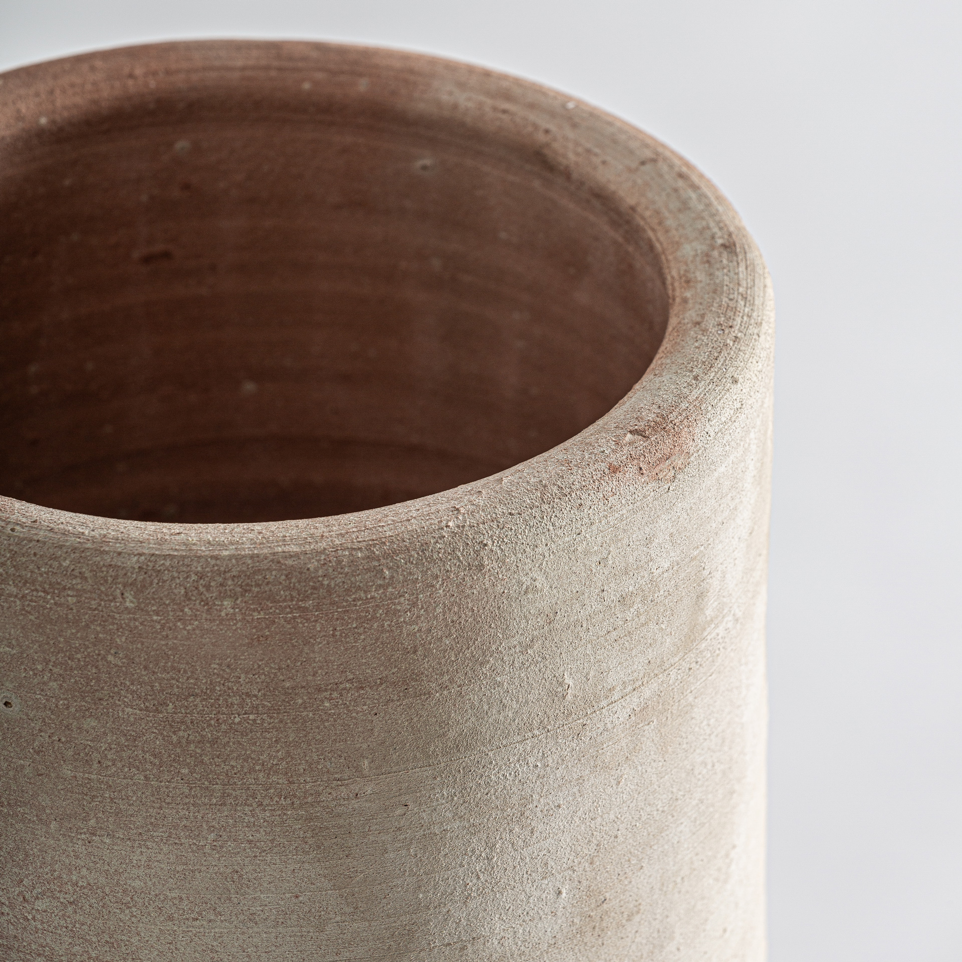 Jarrón arcilla blanco roto Pepita Kowalski - Imagen 2