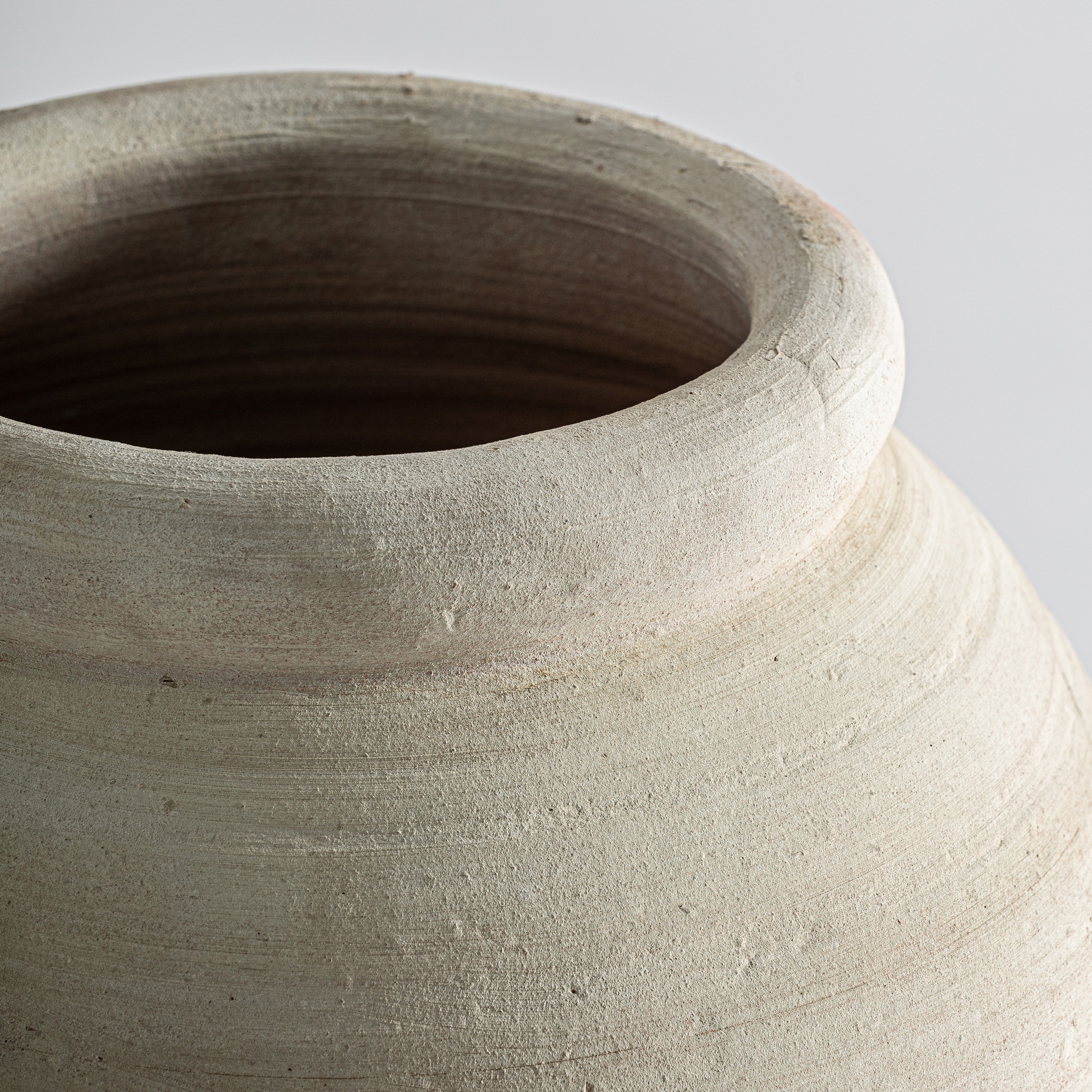 Tinaja arcilla blanco roto Pepita Kowalski - Imagen 2