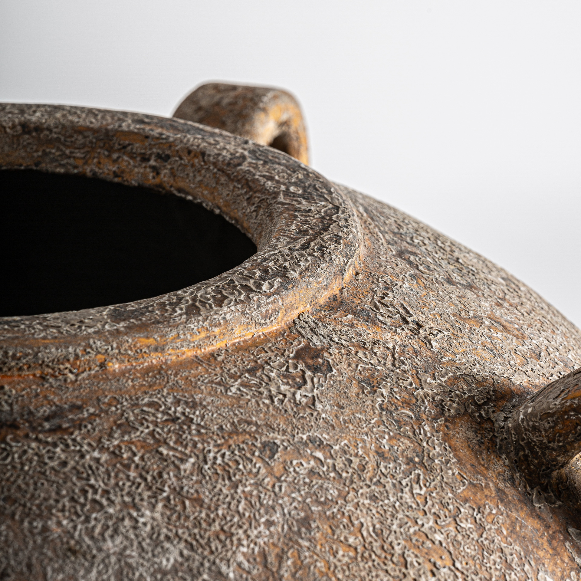 Ánfora hormigón marrón Pepita Kalede - Imagen 2