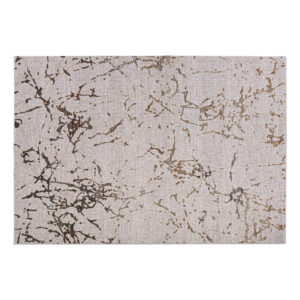 Alfombra Usune de estilo clásico fabricado en poliéster en color tonos neutros.