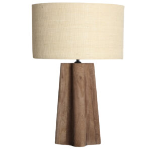 LÁMPARA DE SOBREMESA KEALEMADERA DE MANGO